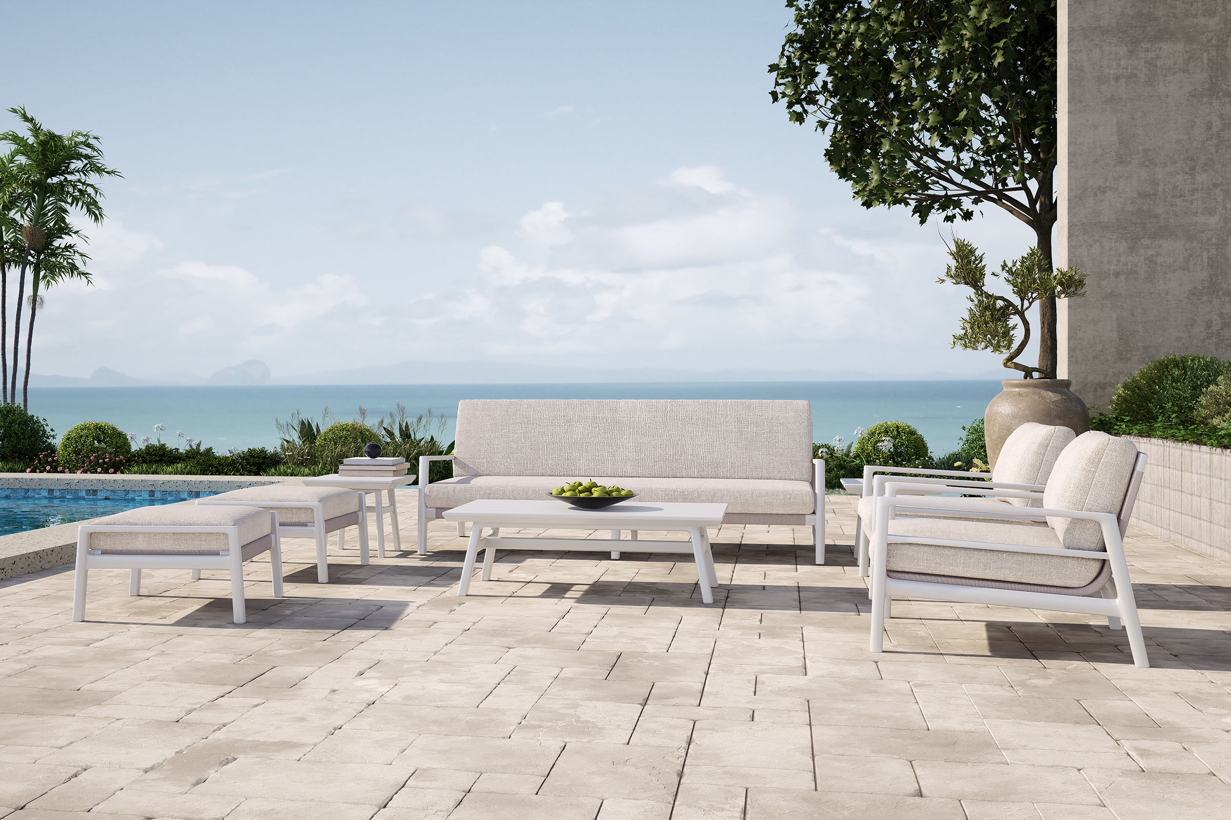 Copenhagen Outdoor Coffee Table Aluminium