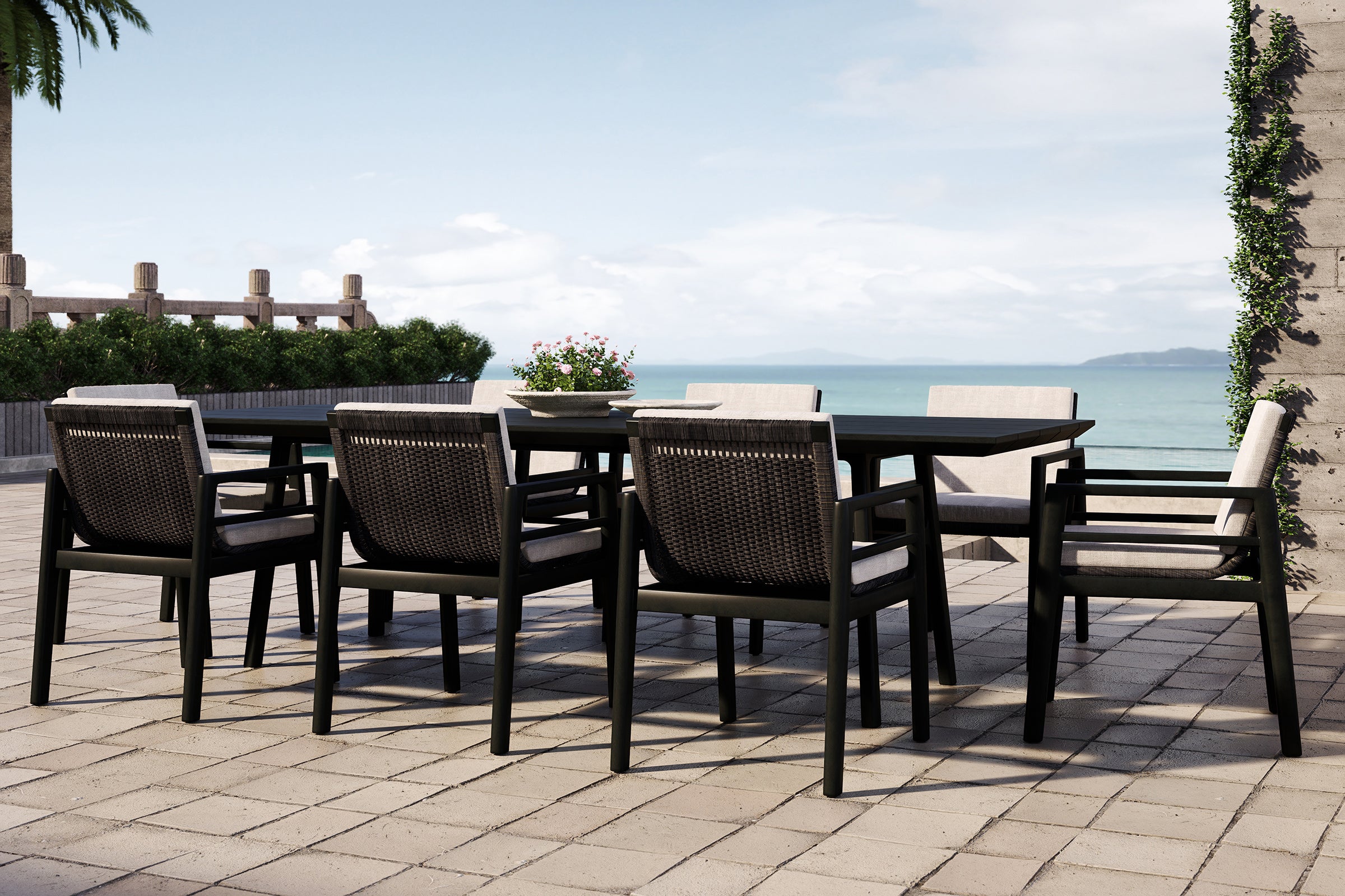 Copenhagen Outdoor Dining Table Aluminium
