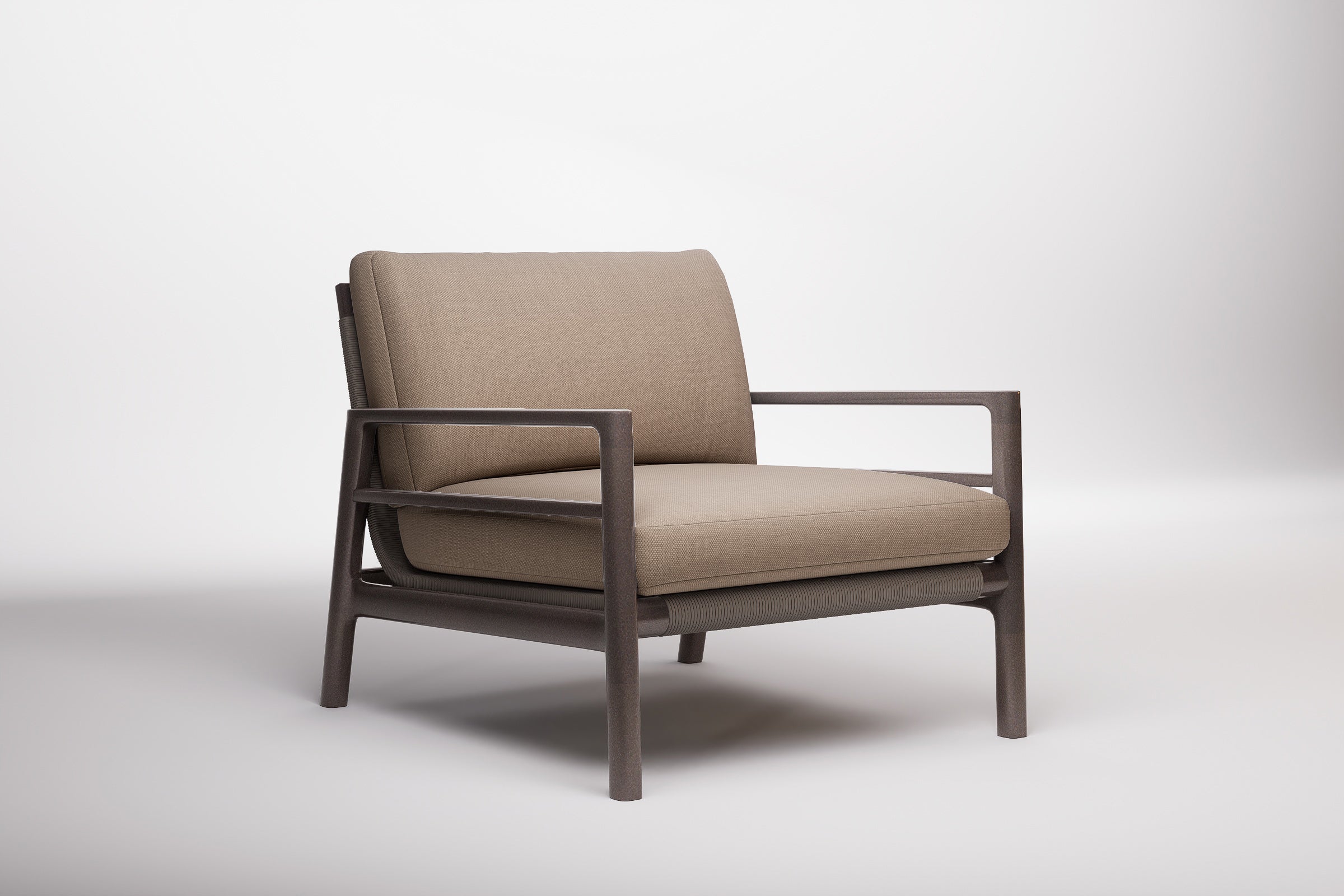 Copenhagen Outdoor Lounge Armchair Aluminium