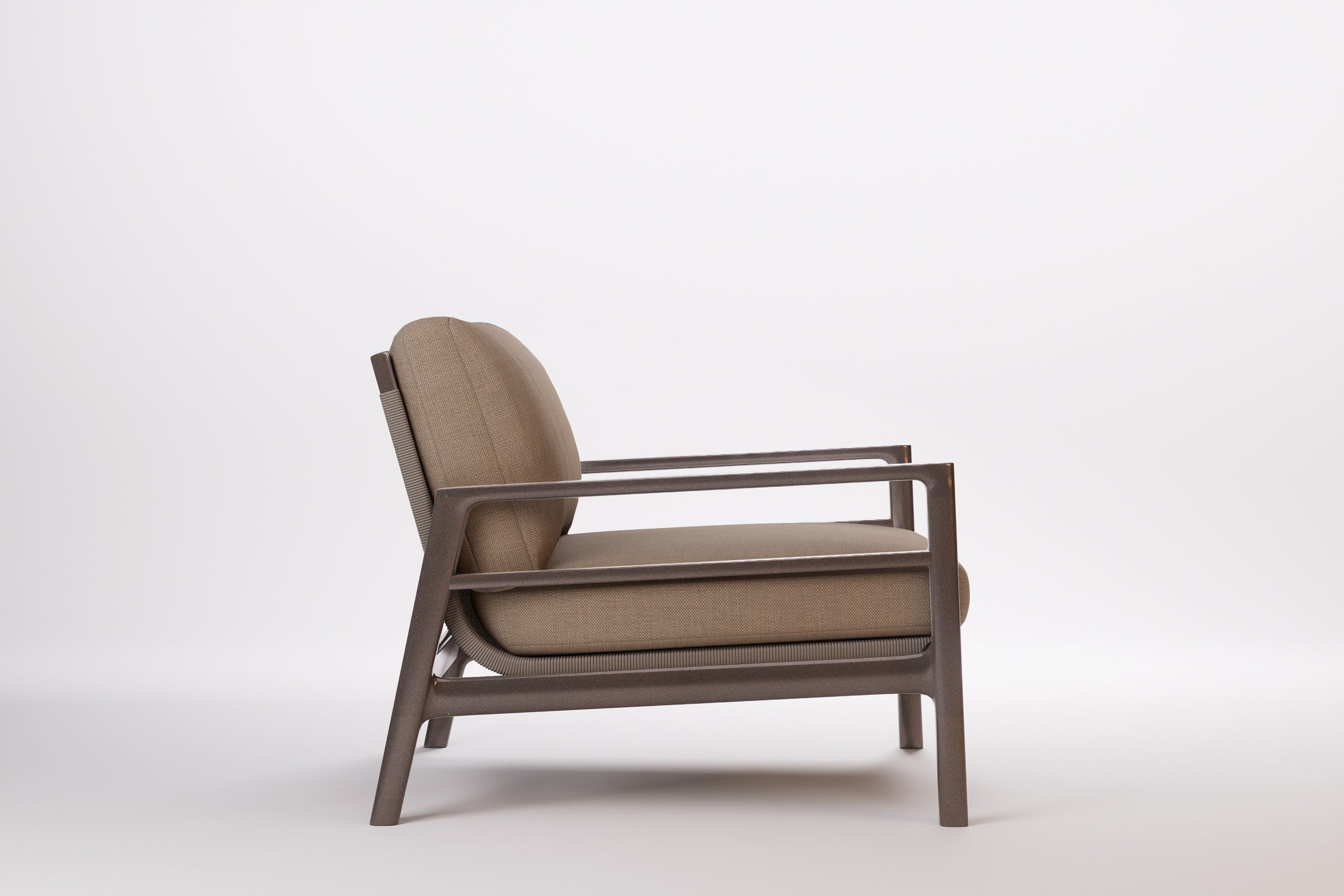 Copenhagen Outdoor Lounge Armchair Aluminium
