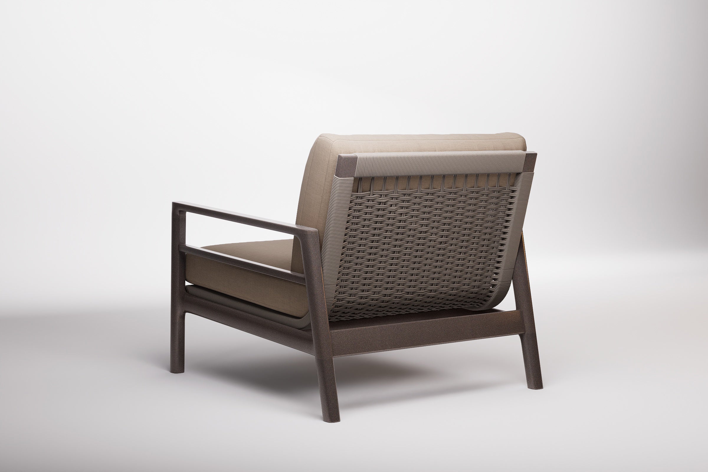 Copenhagen Outdoor Lounge Armchair Aluminium