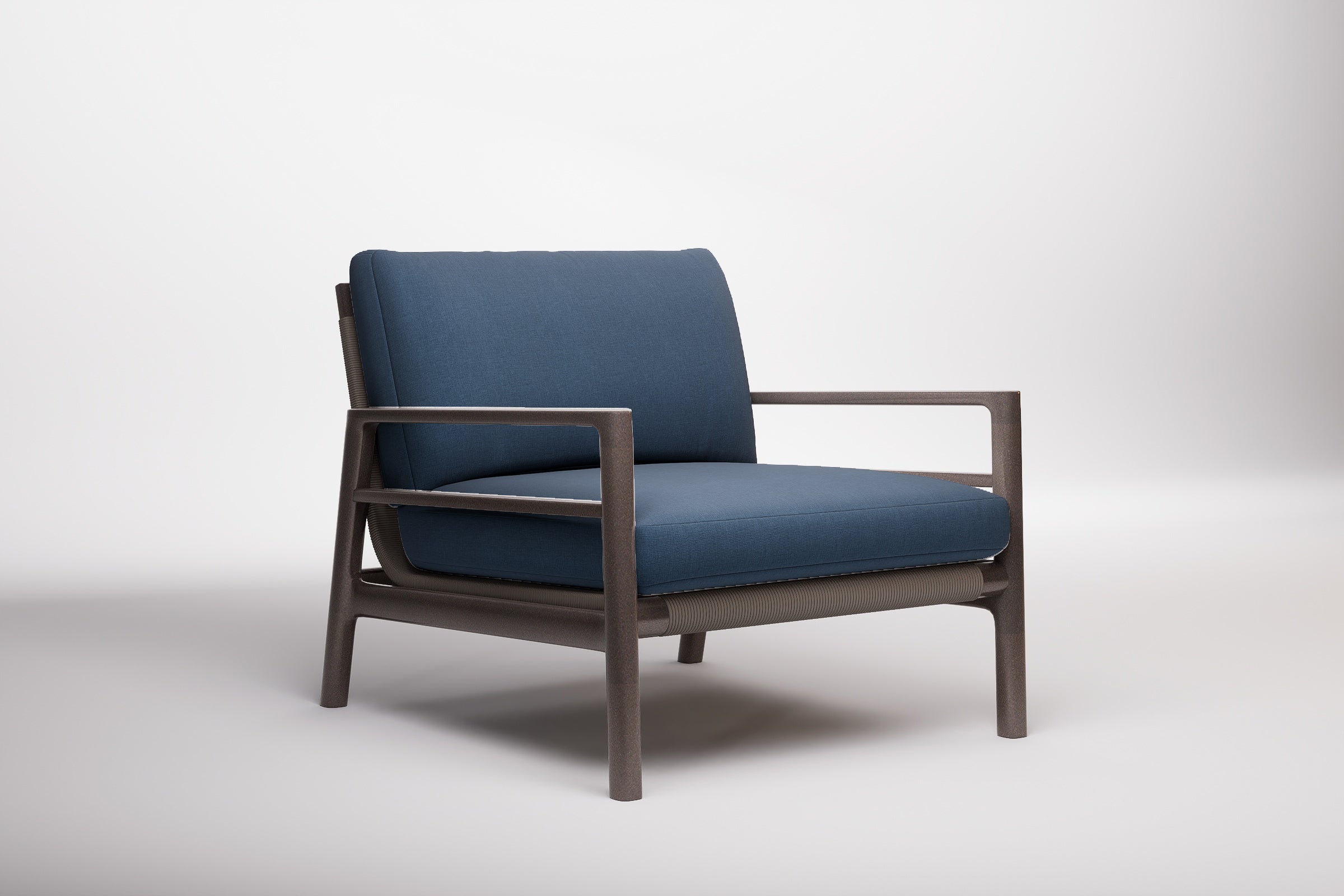 Copenhagen Outdoor Lounge Armchair Aluminium