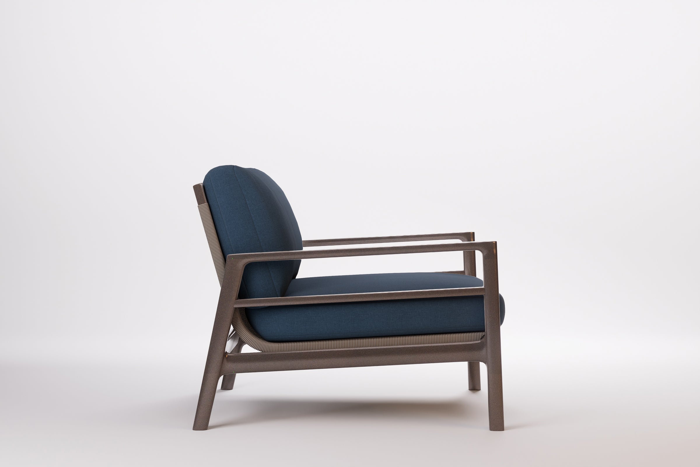 Copenhagen Outdoor Lounge Armchair Aluminium