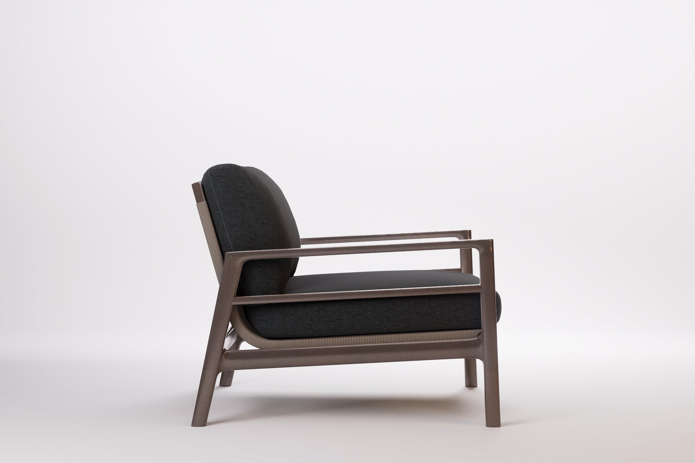 Copenhagen Outdoor Lounge Armchair Aluminium