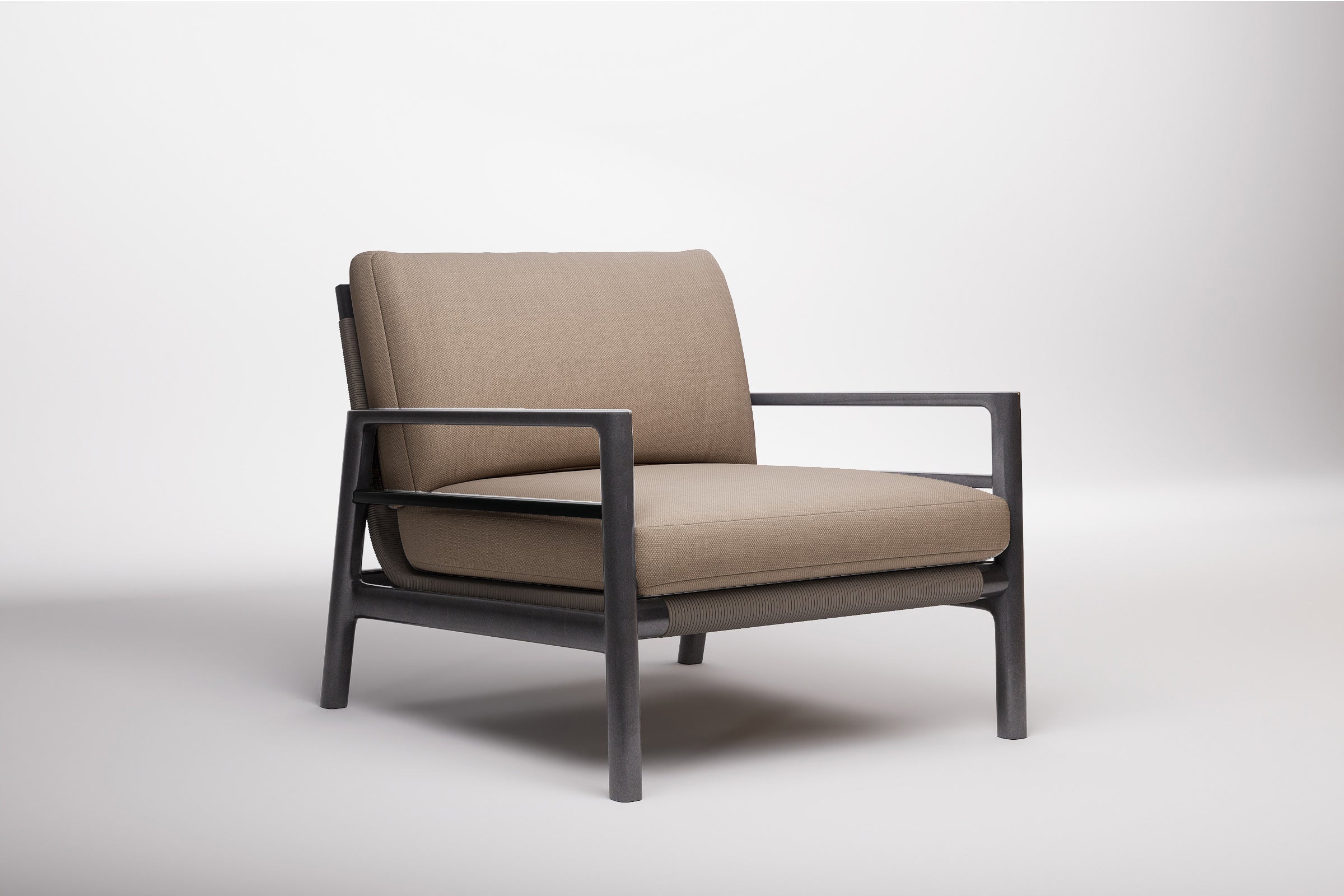 Copenhagen Outdoor Lounge Armchair Aluminium