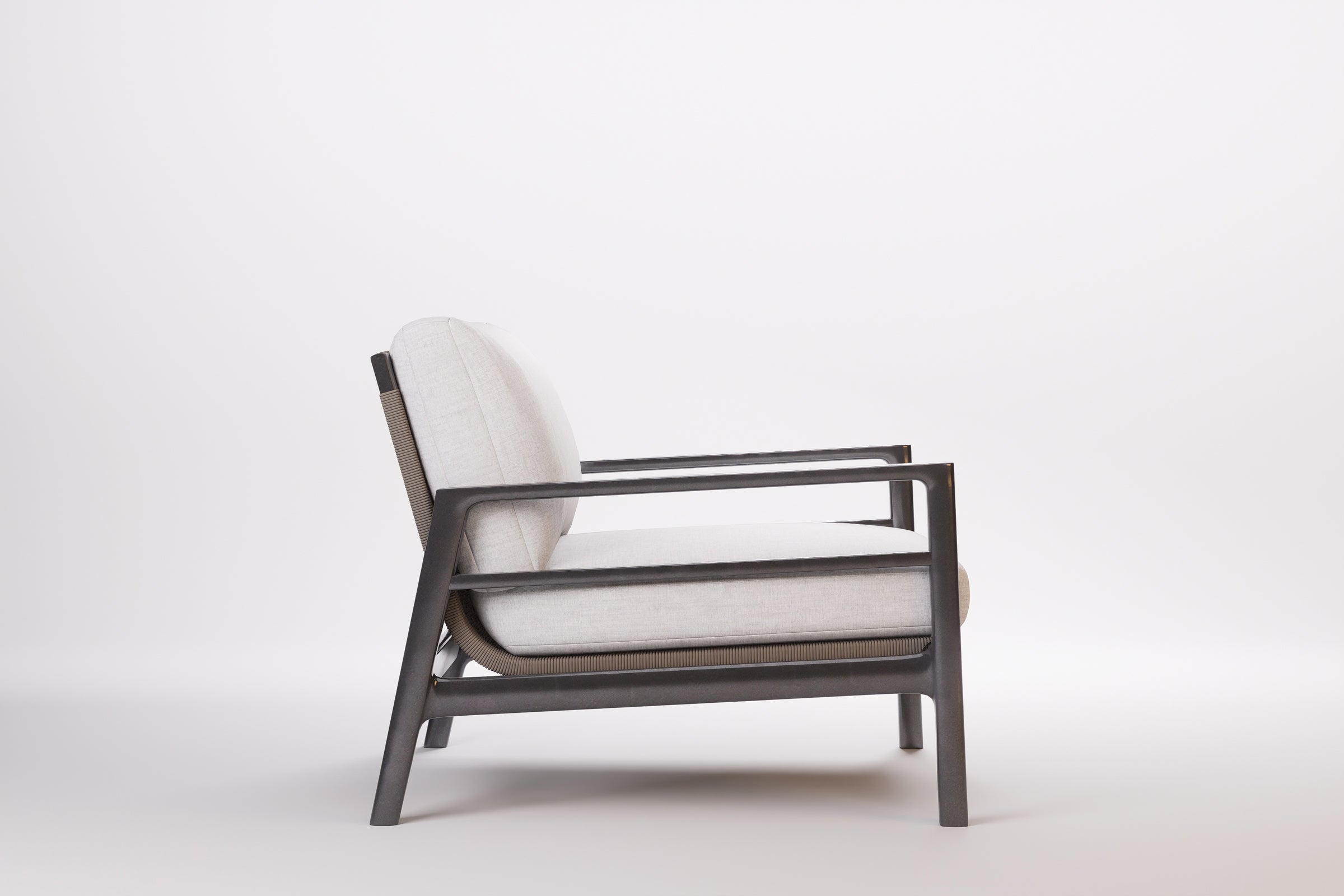 Copenhagen Outdoor Lounge Armchair Aluminium