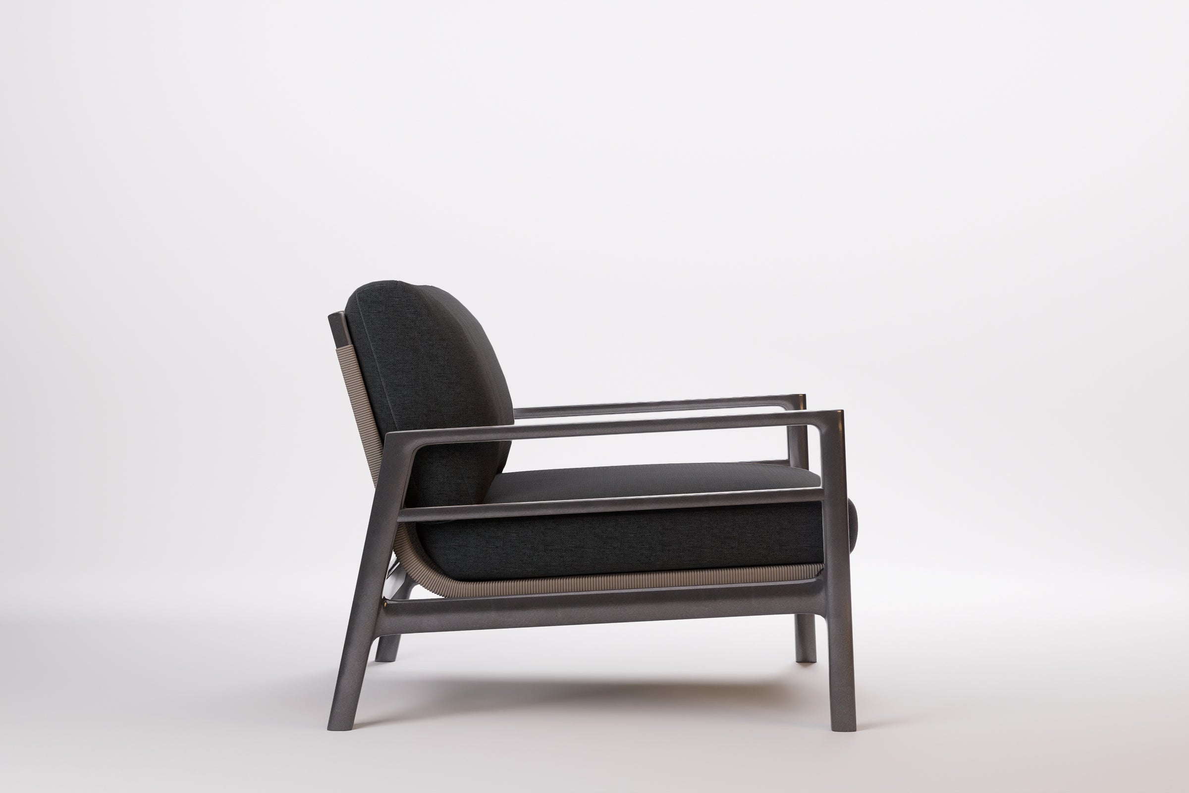 Copenhagen Outdoor Lounge Armchair Aluminium