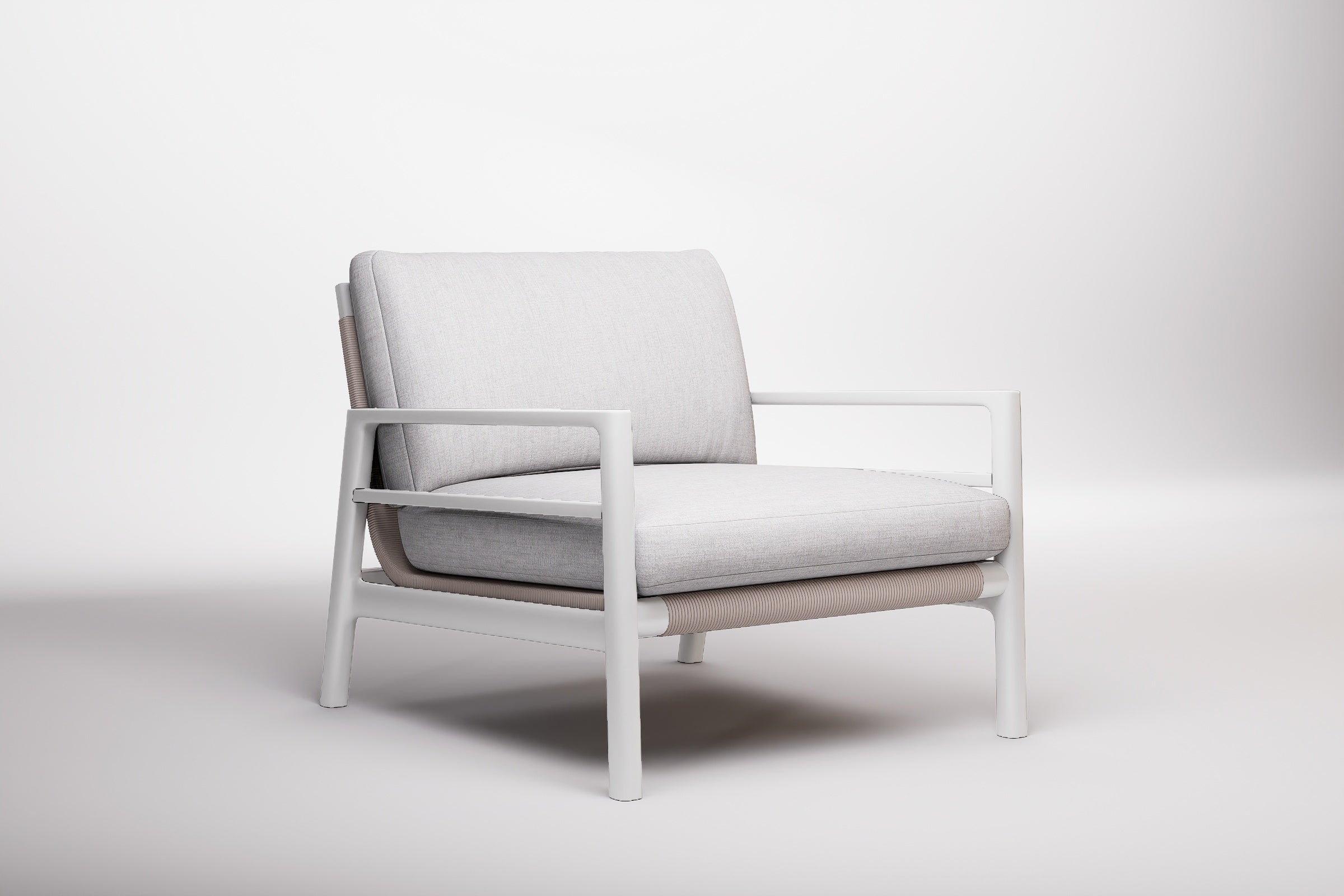 Copenhagen Outdoor Lounge Armchair Aluminium