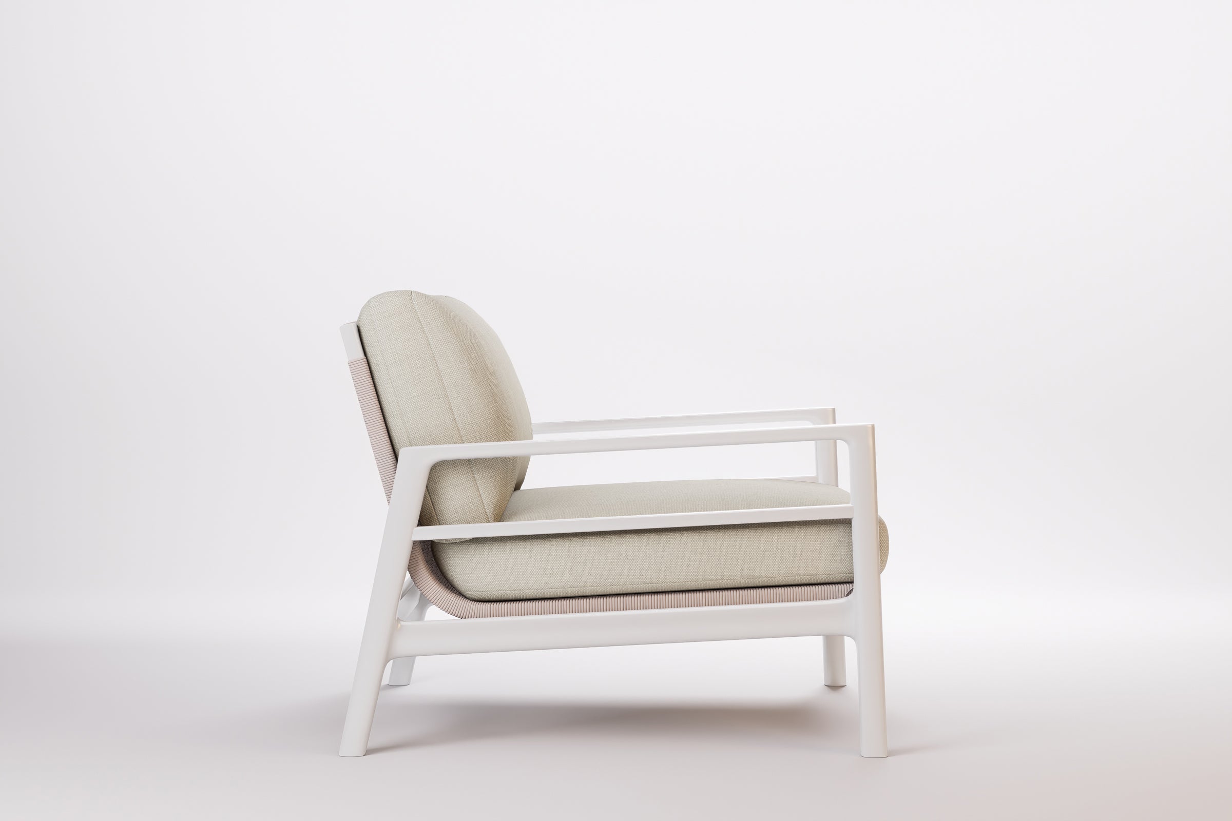 Copenhagen Outdoor Lounge Armchair Aluminium