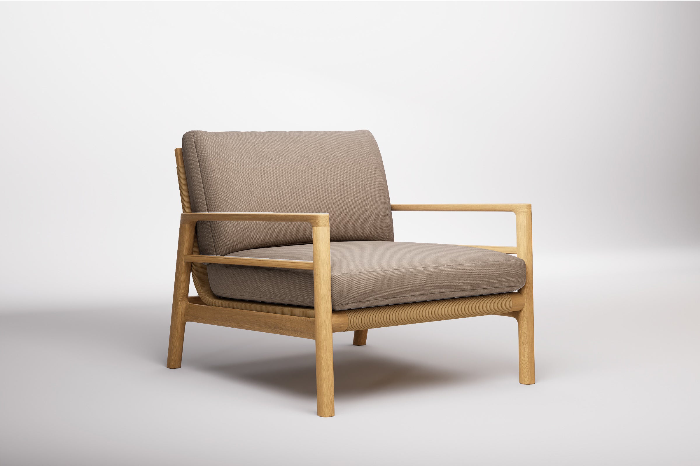 Copenhagen Outdoor Lounge Armchair Teak