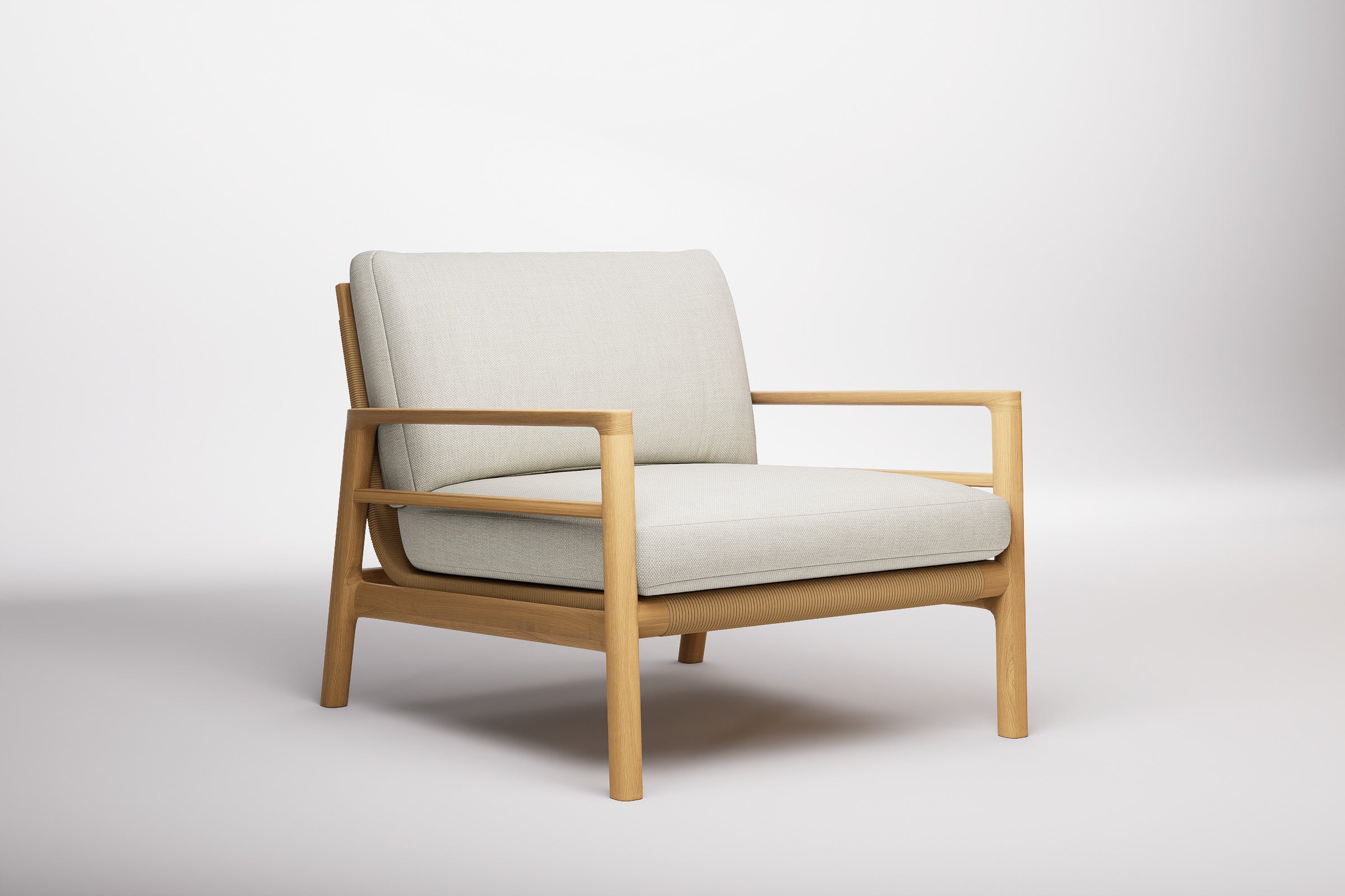 Copenhagen Outdoor Lounge Armchair Teak