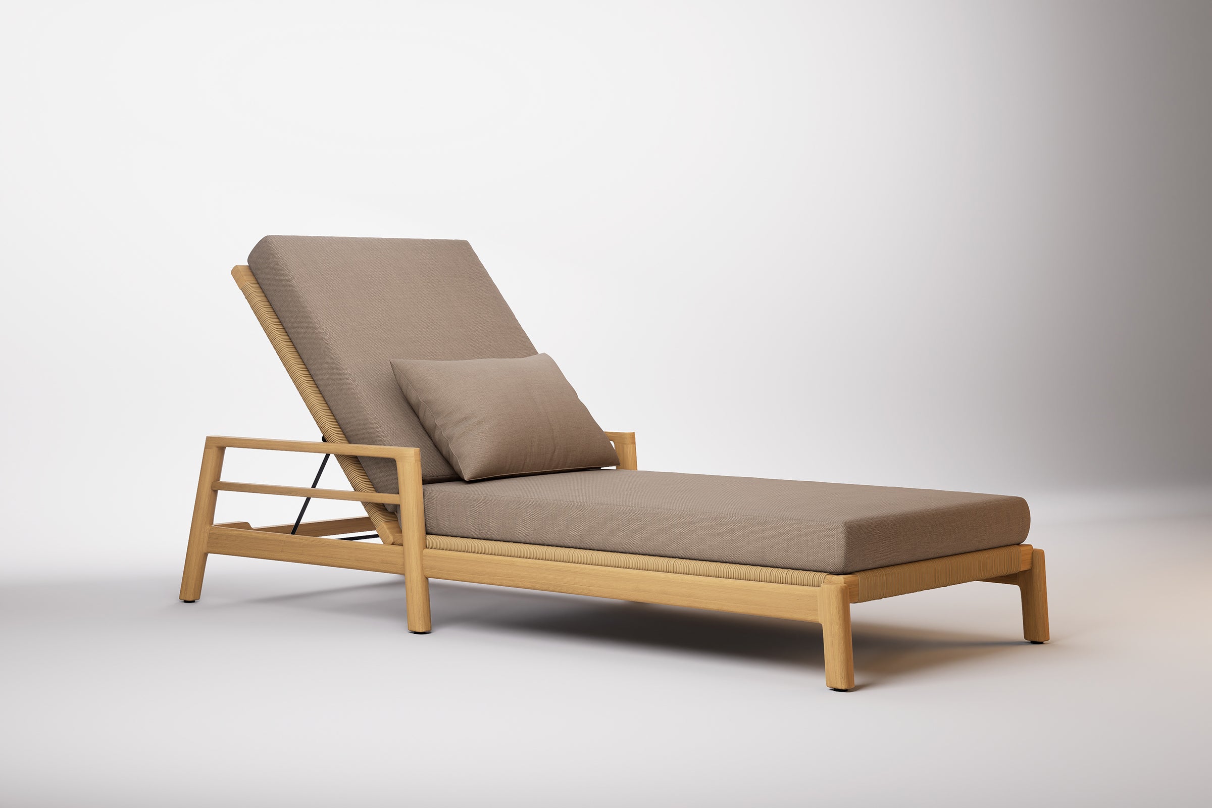 Copenhagen Outdoor Sun Lounge Teak