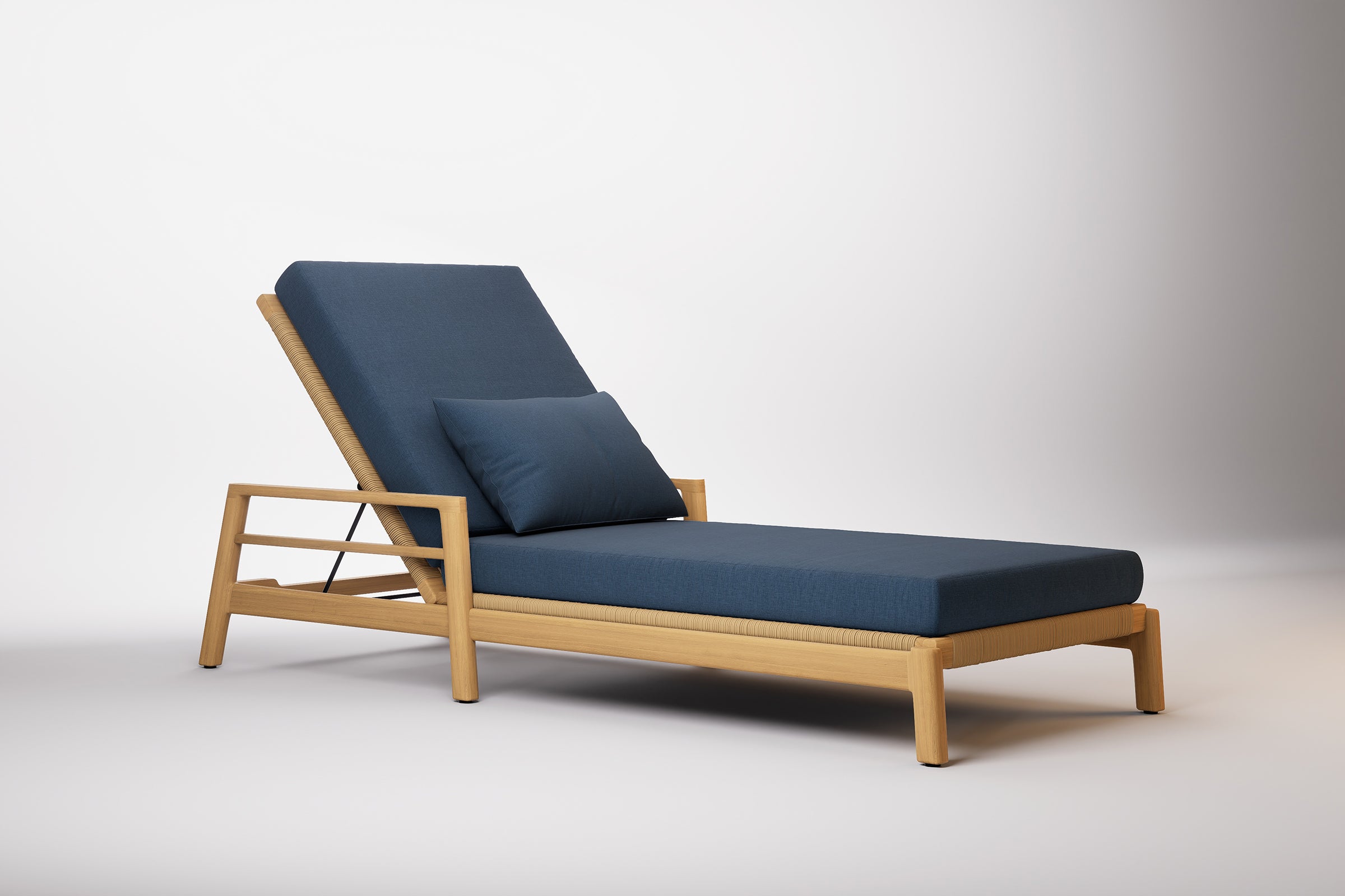 Copenhagen Outdoor Sun Lounge Teak