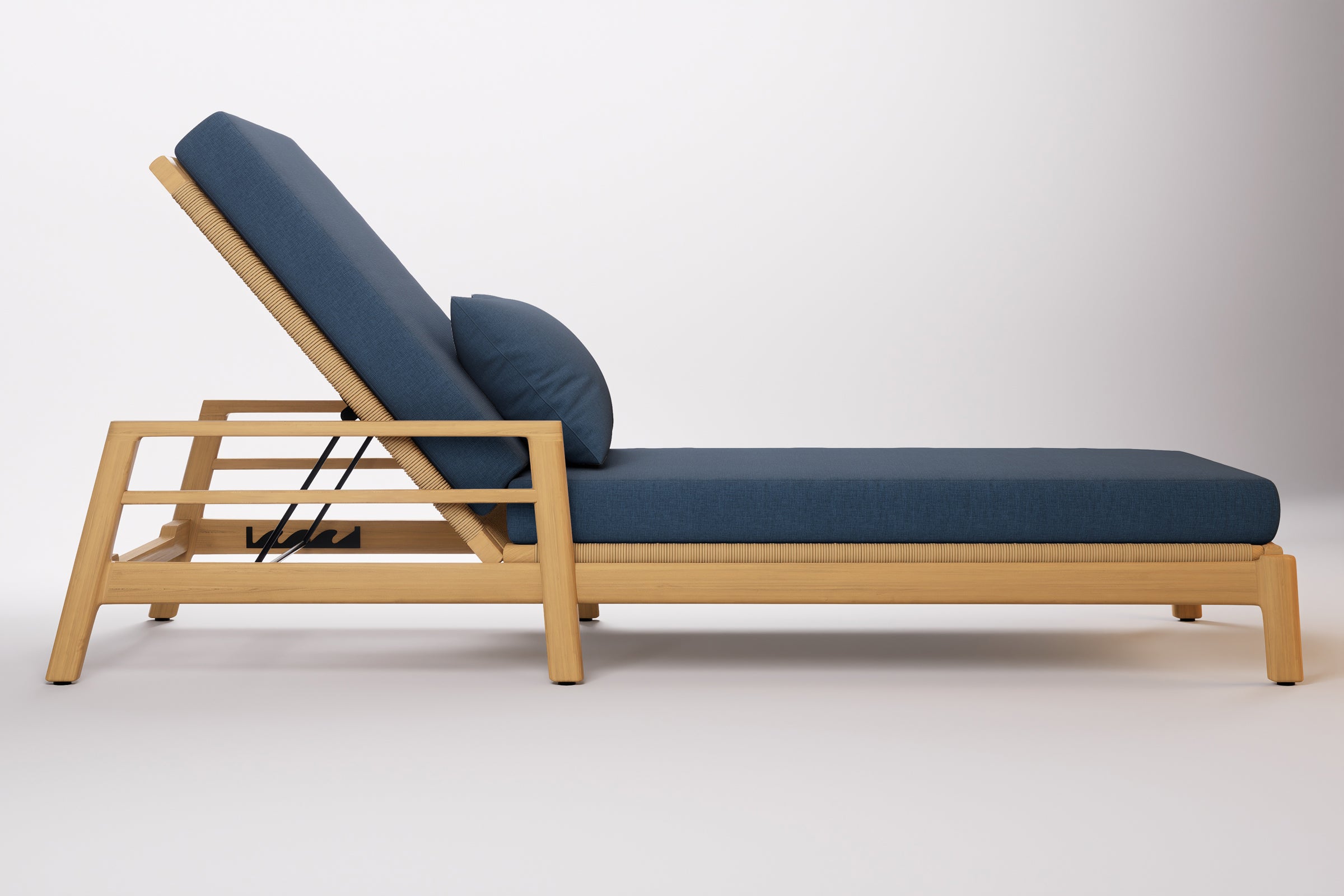 Copenhagen Outdoor Sun Lounge Teak