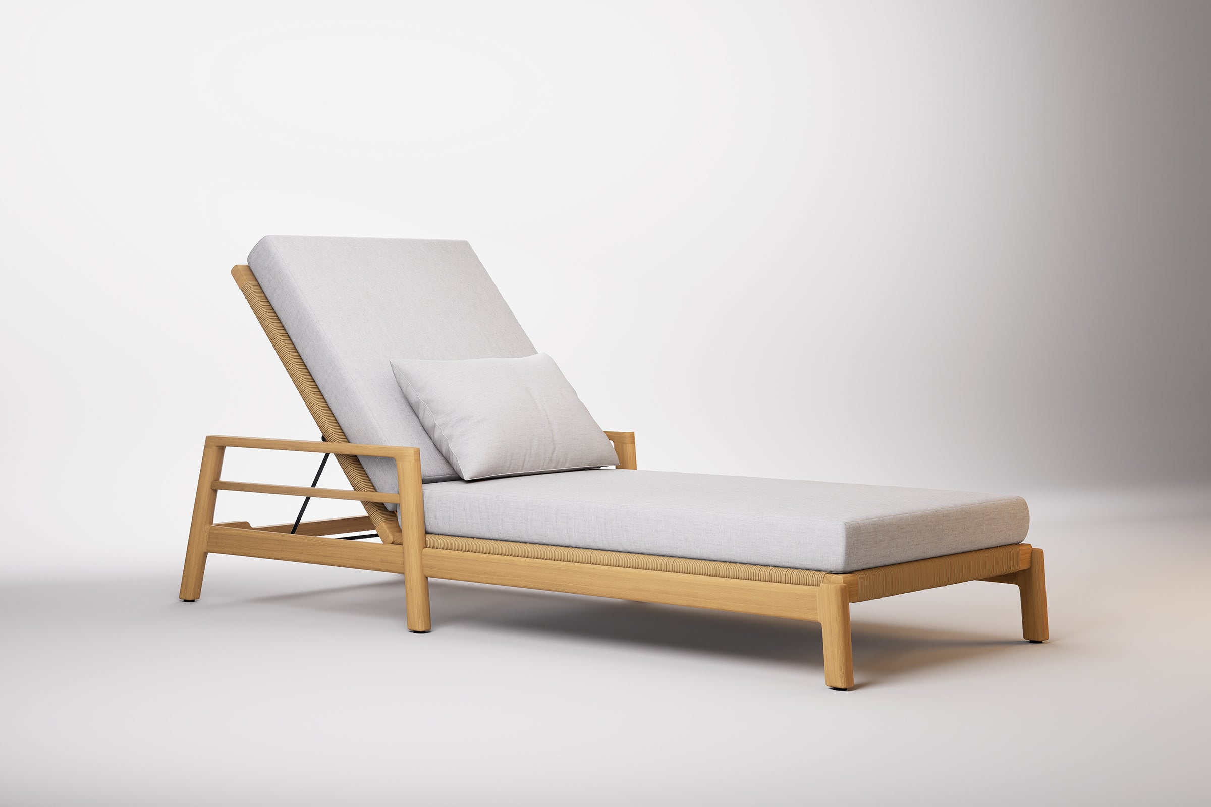 Copenhagen Outdoor Sun Lounge Teak
