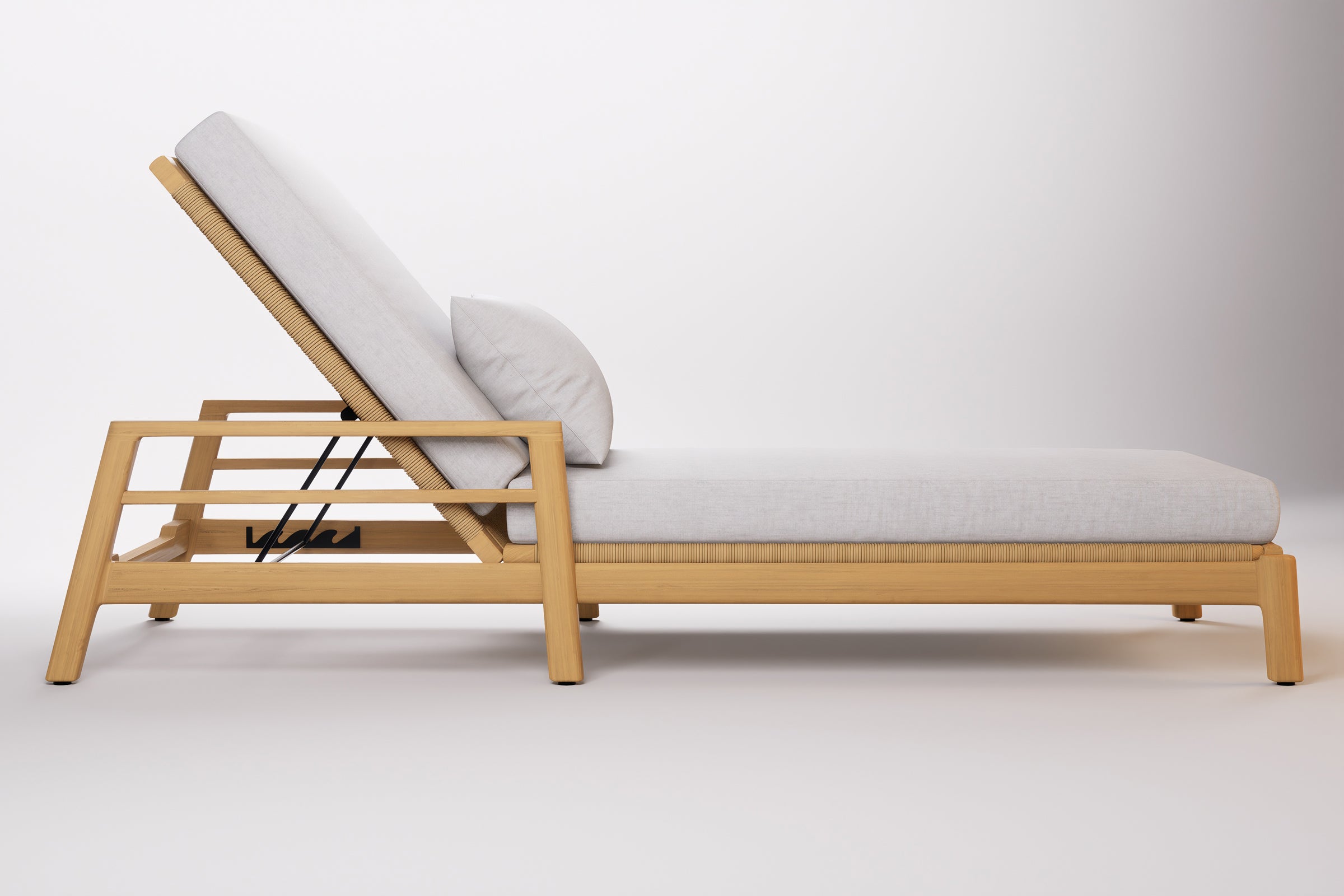 Copenhagen Outdoor Sun Lounge Teak