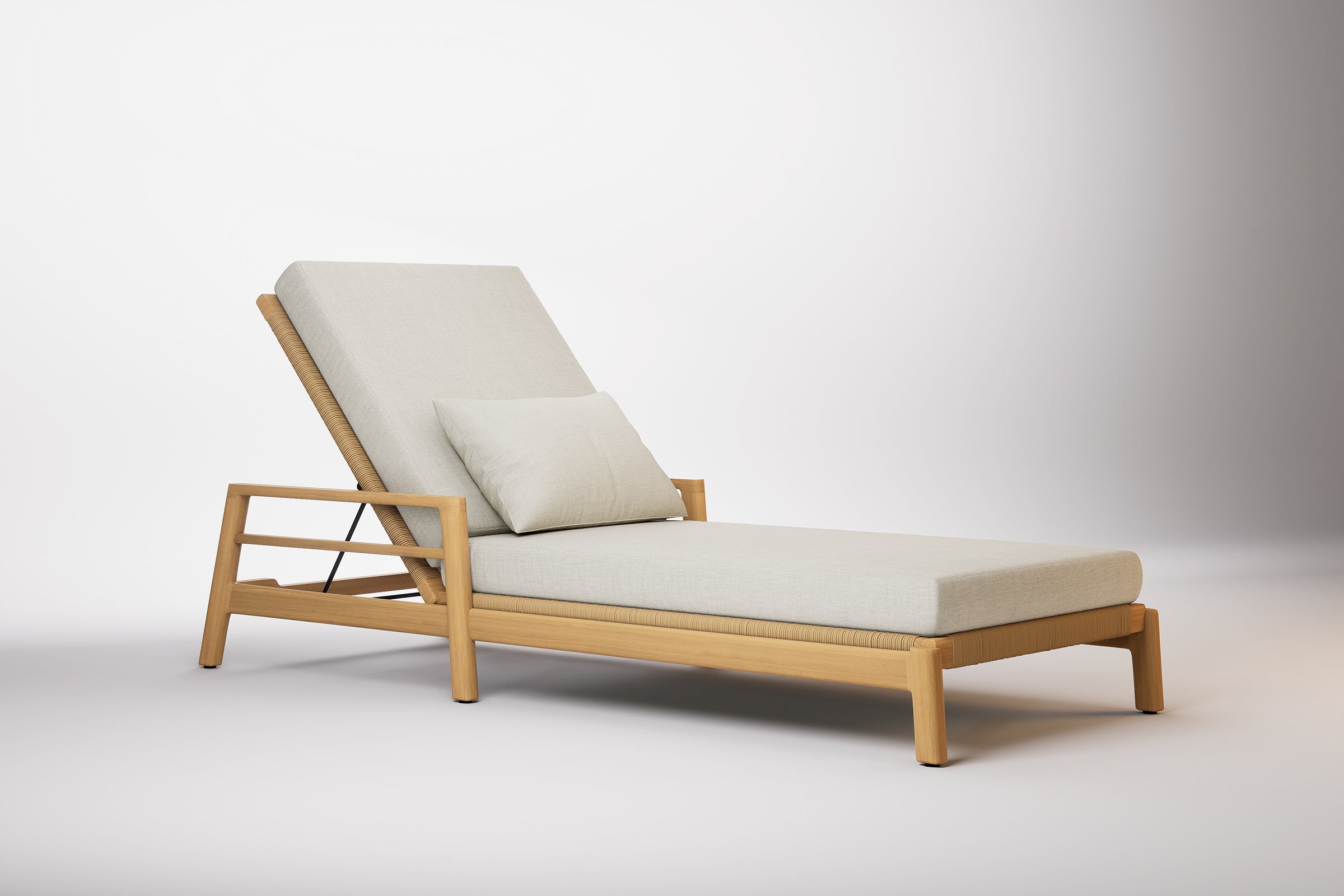 Copenhagen Outdoor Sun Lounge Teak