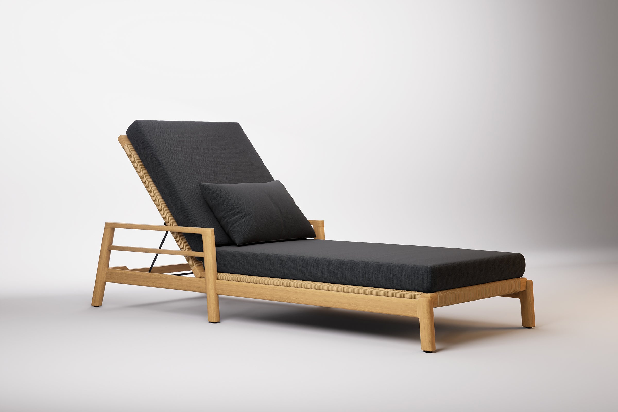 Copenhagen Outdoor Sun Lounge Teak