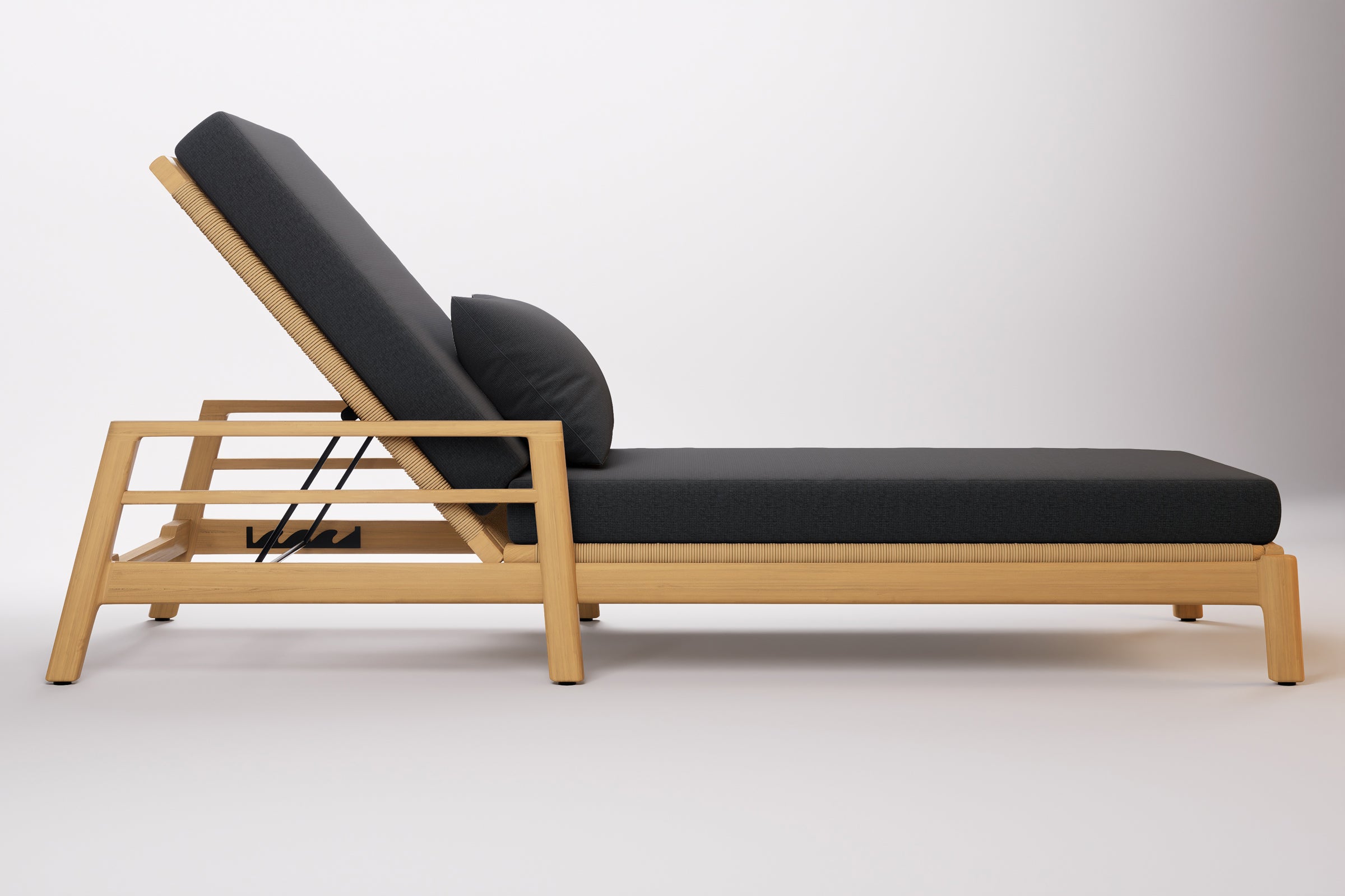 Copenhagen Outdoor Sun Lounge Teak