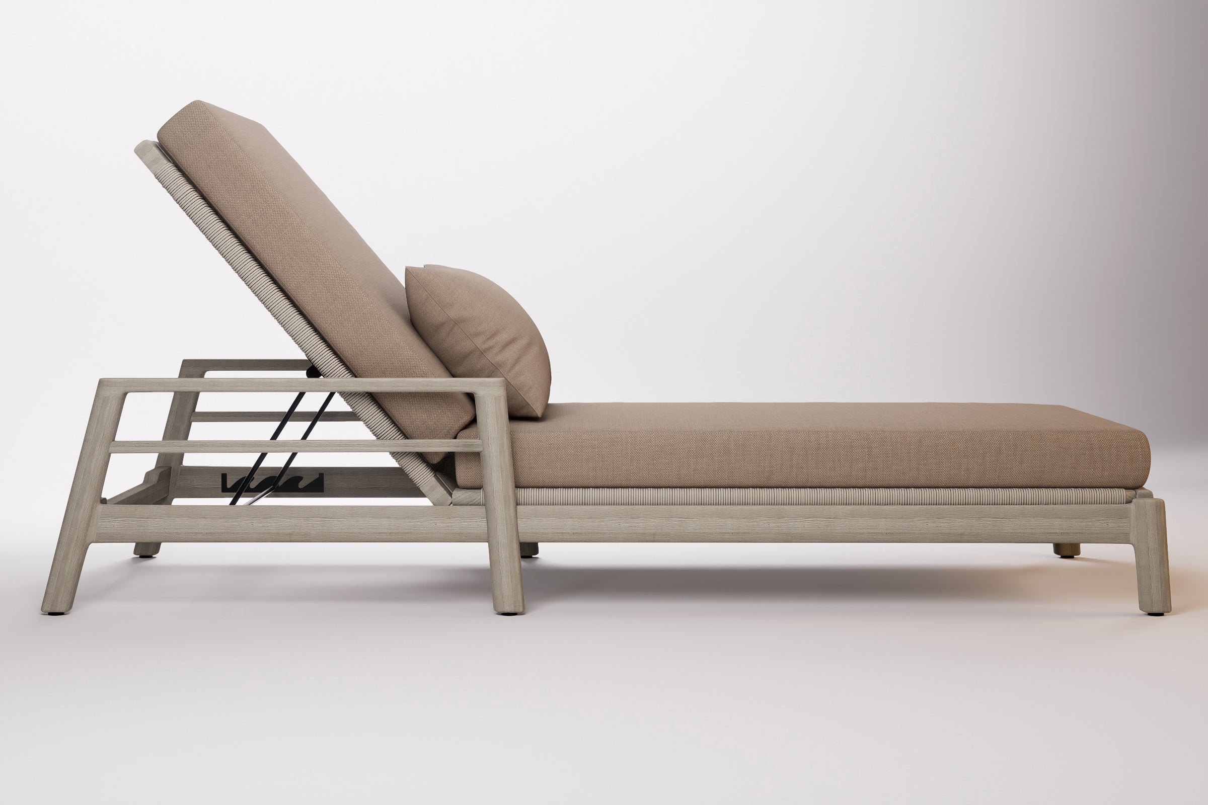 Copenhagen Outdoor Sun Lounge Teak