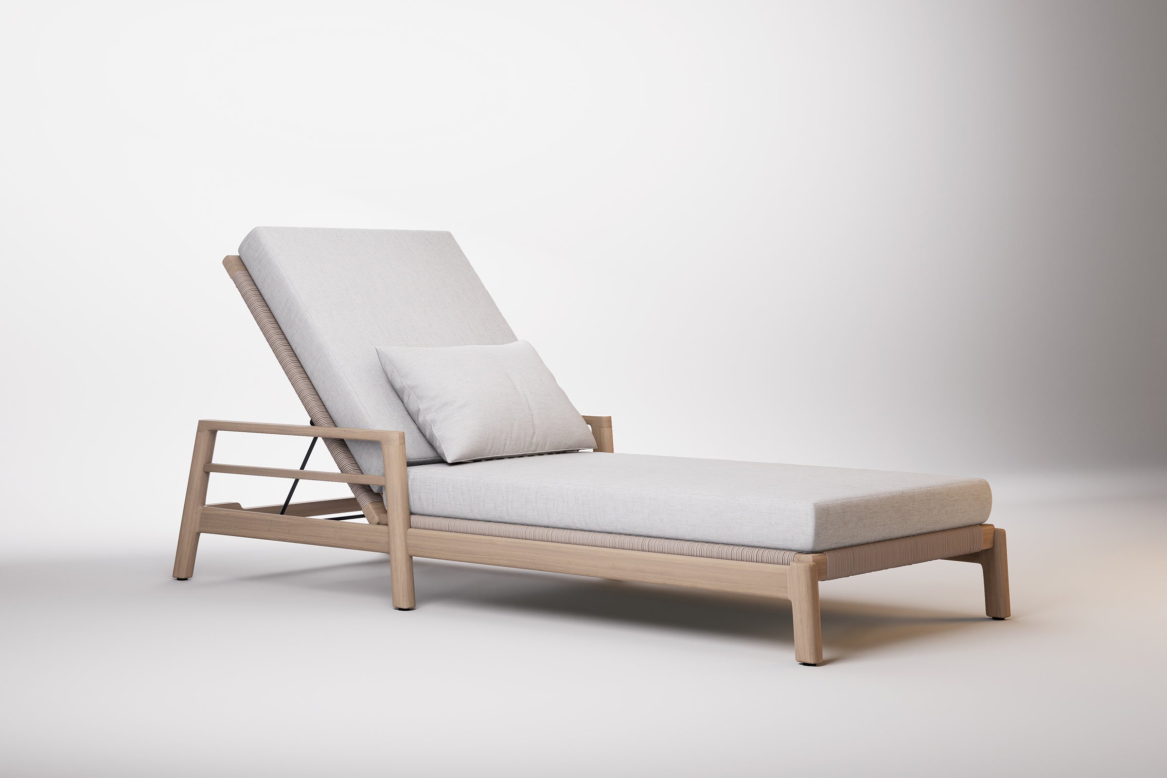 Copenhagen Outdoor Sun Lounge Teak
