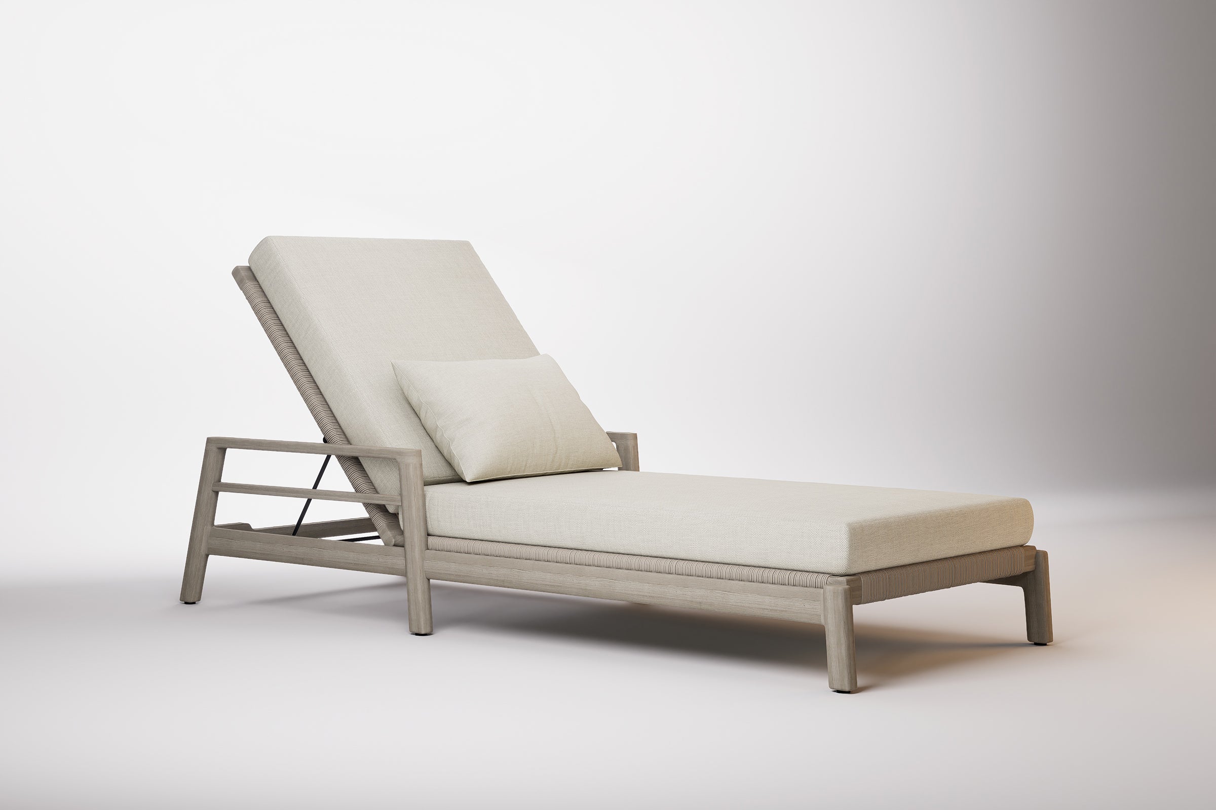 Copenhagen Outdoor Sun Lounge Teak