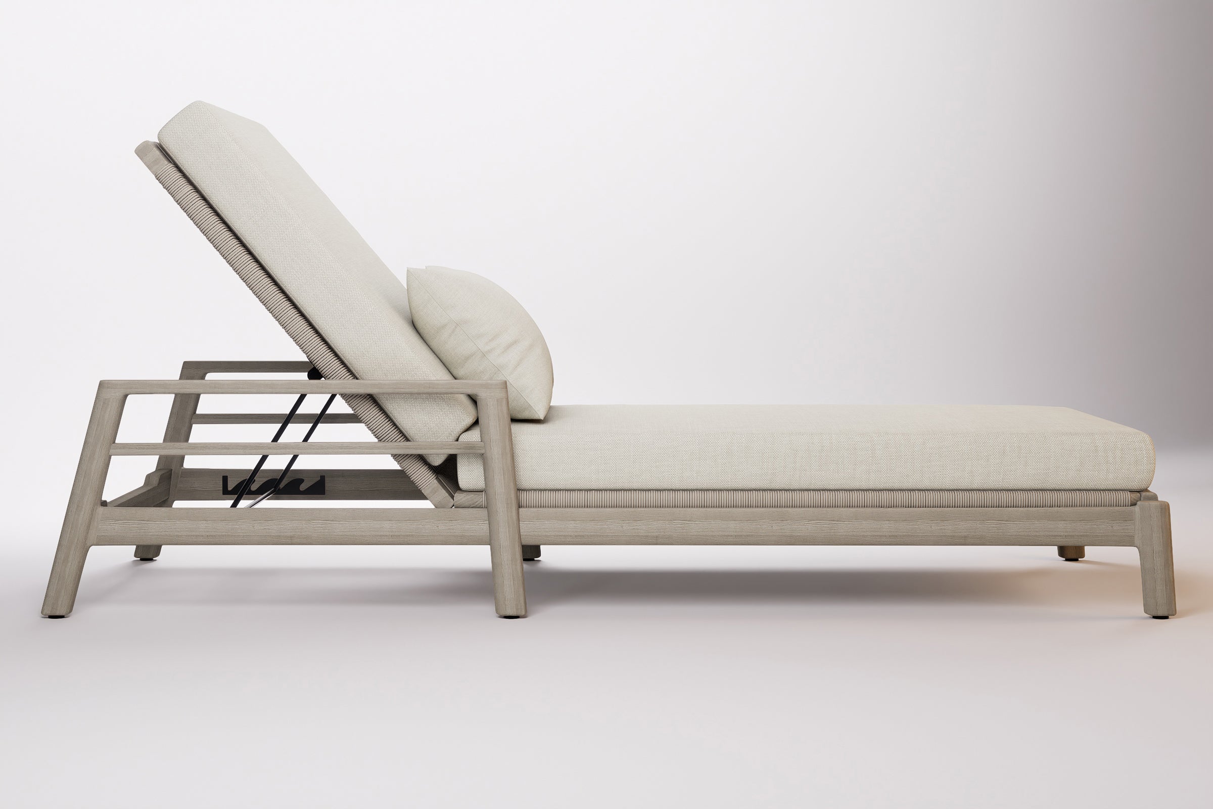 Copenhagen Outdoor Sun Lounge Teak