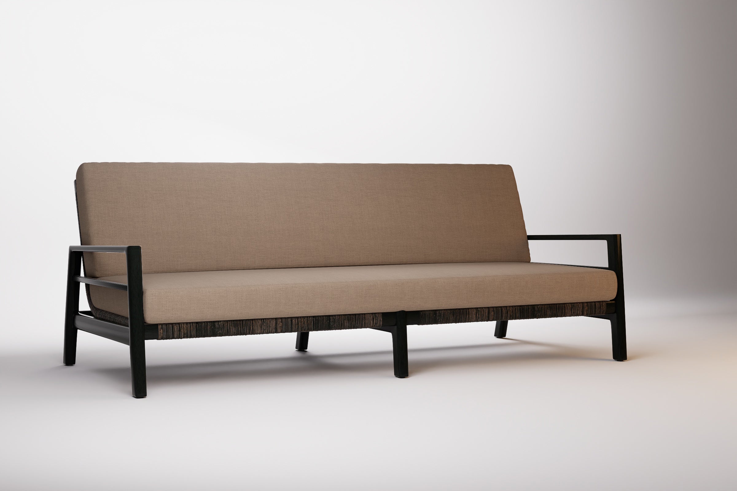 Copenhagen Outdoor Sofa 3 Seat Aluminium