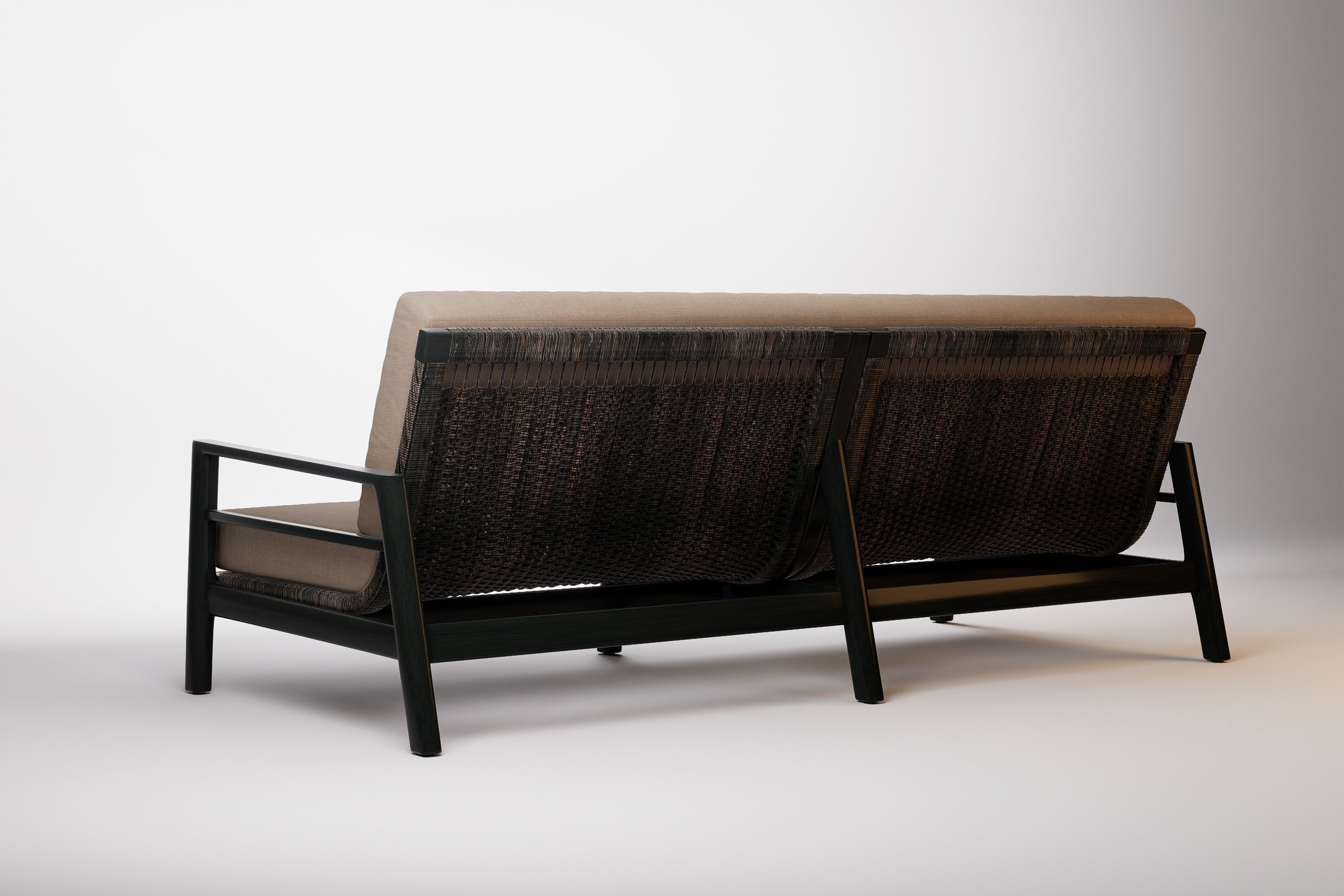 Copenhagen Outdoor Sofa 3 Seat Aluminium