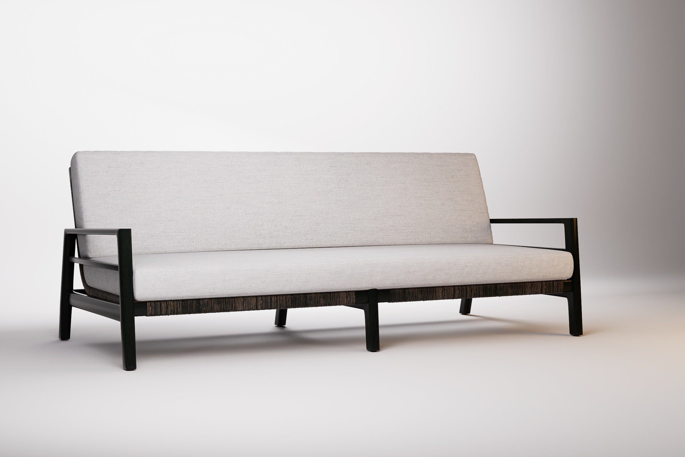 Copenhagen Outdoor Sofa 3 Seat Aluminium