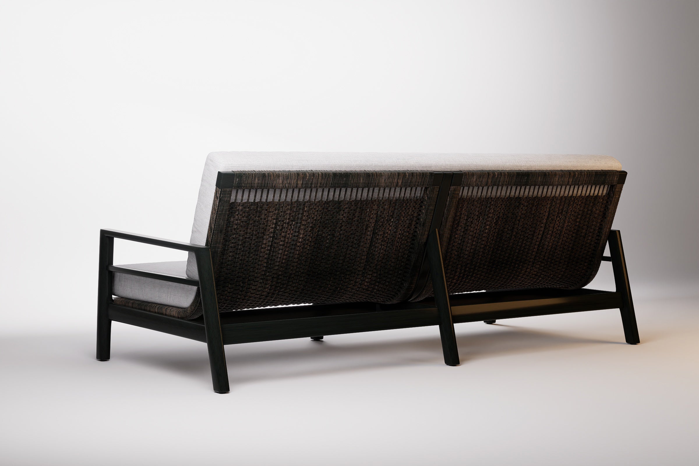 Copenhagen Outdoor Sofa 3 Seat Aluminium