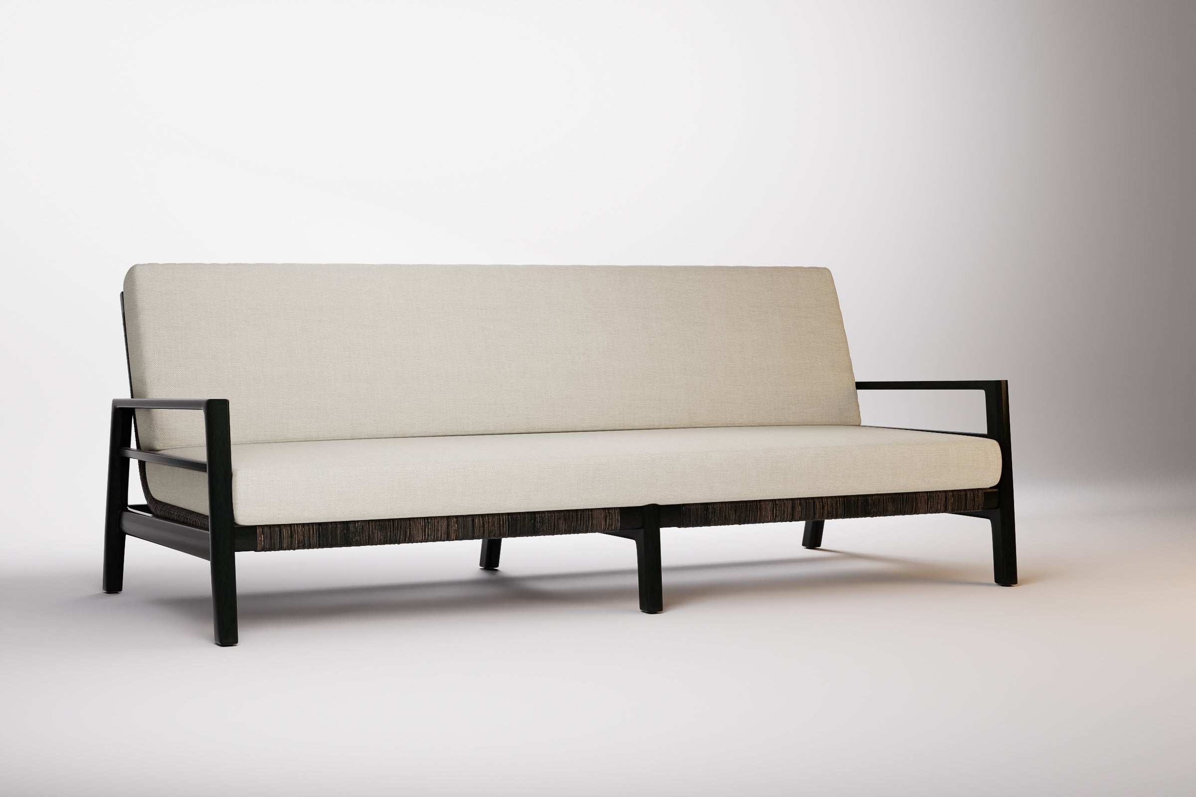 Copenhagen Outdoor Sofa 3 Seat Aluminium