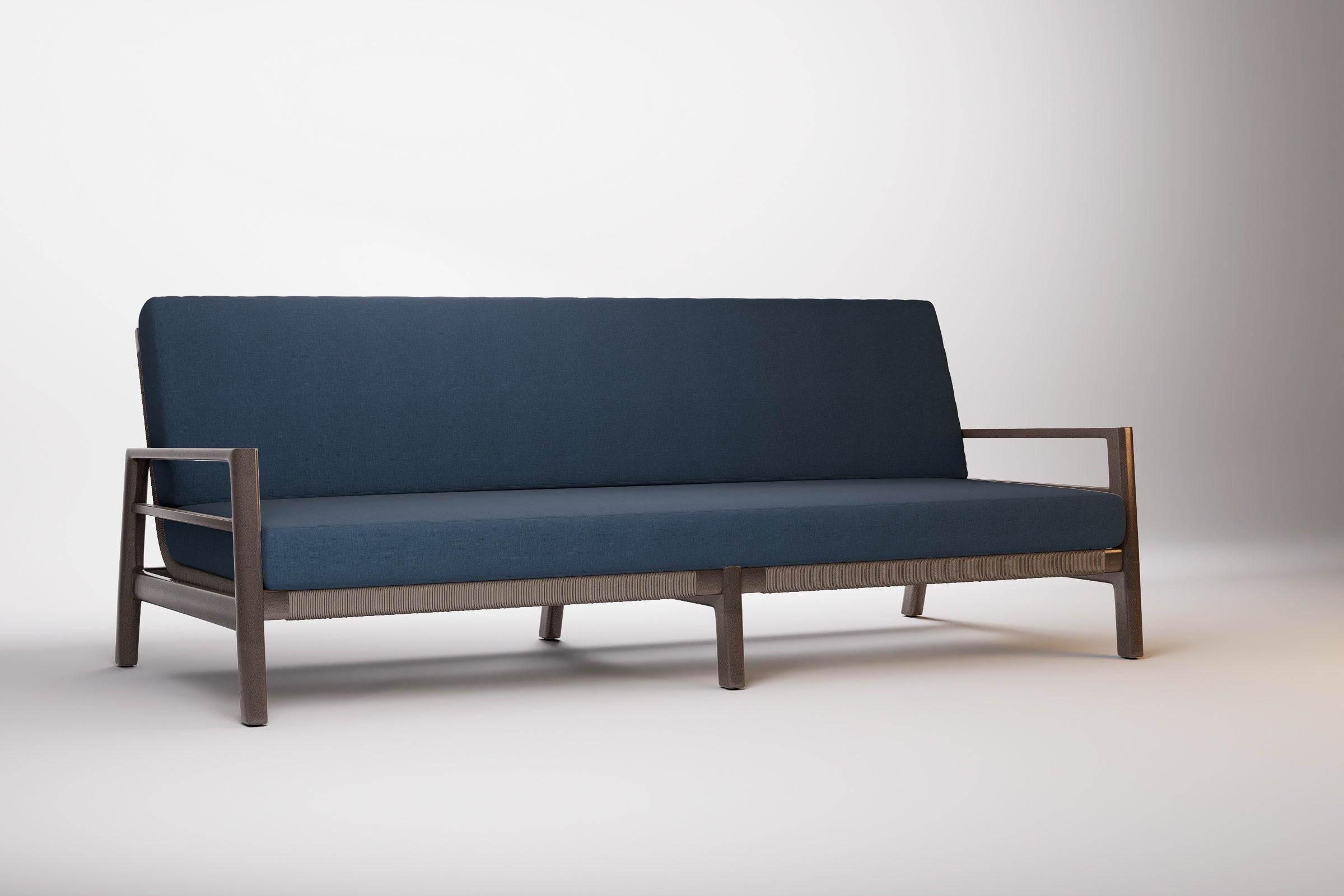 Copenhagen Outdoor Sofa 3 Seat Aluminium
