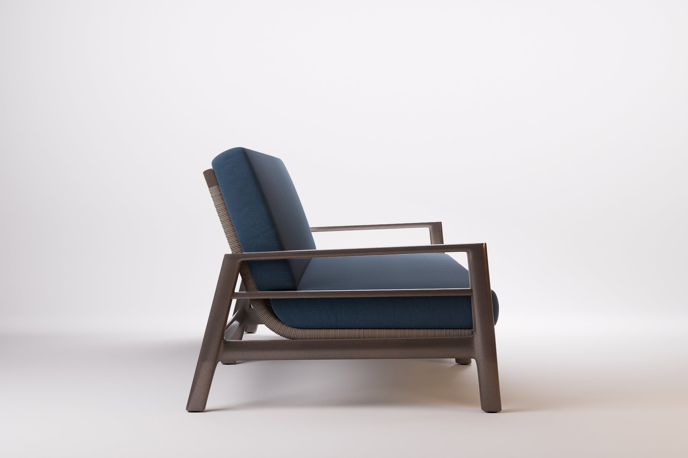 Copenhagen Outdoor Sofa 3 Seat Aluminium