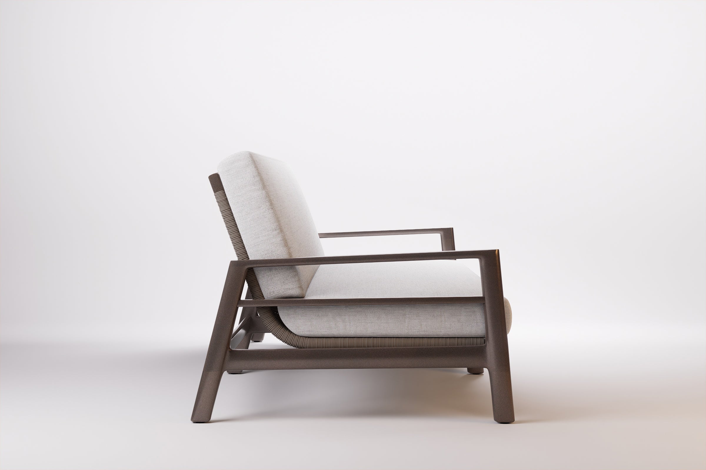 Copenhagen Outdoor Sofa 3 Seat Aluminium