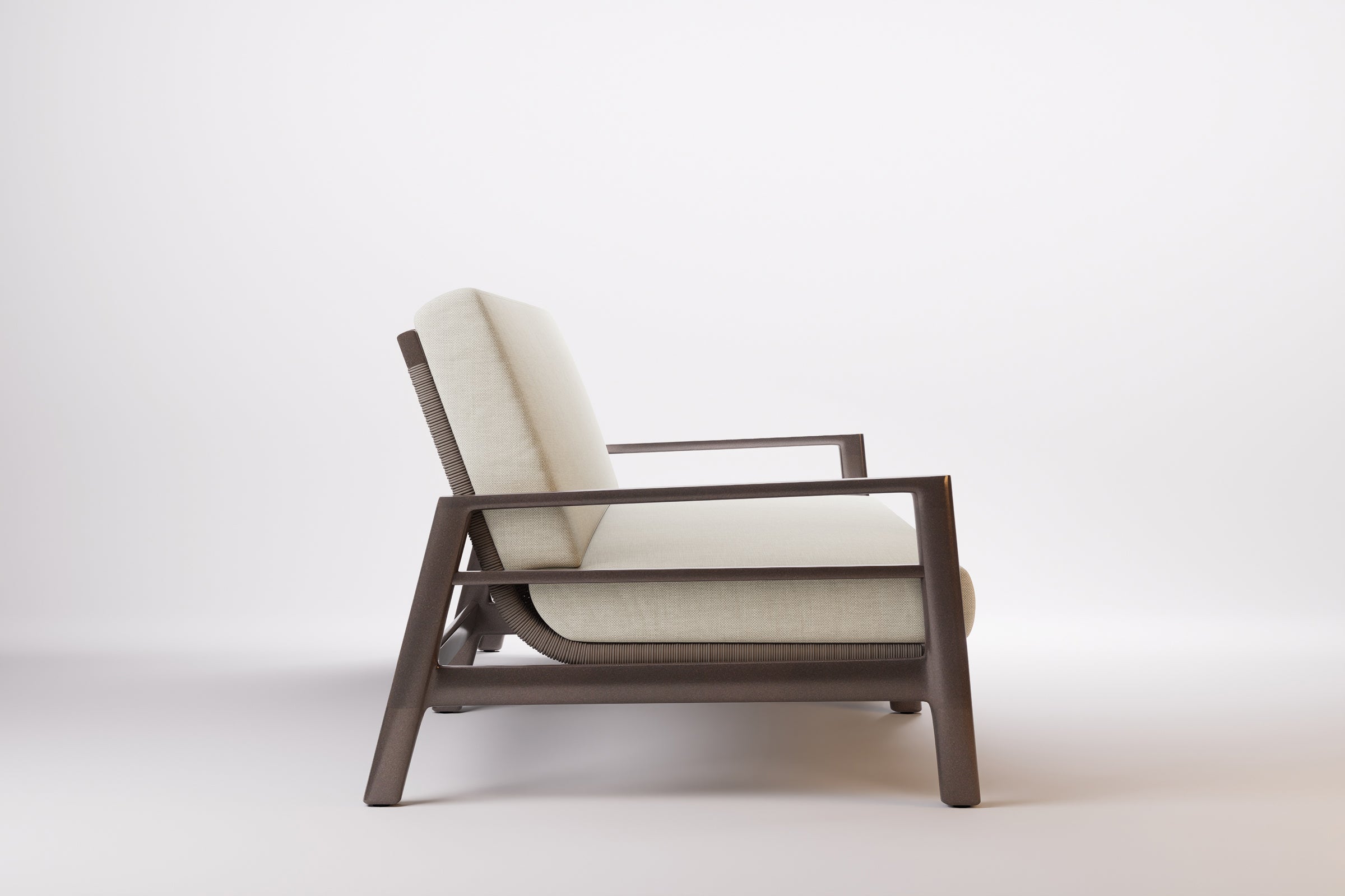 Copenhagen Outdoor Sofa 3 Seat Aluminium