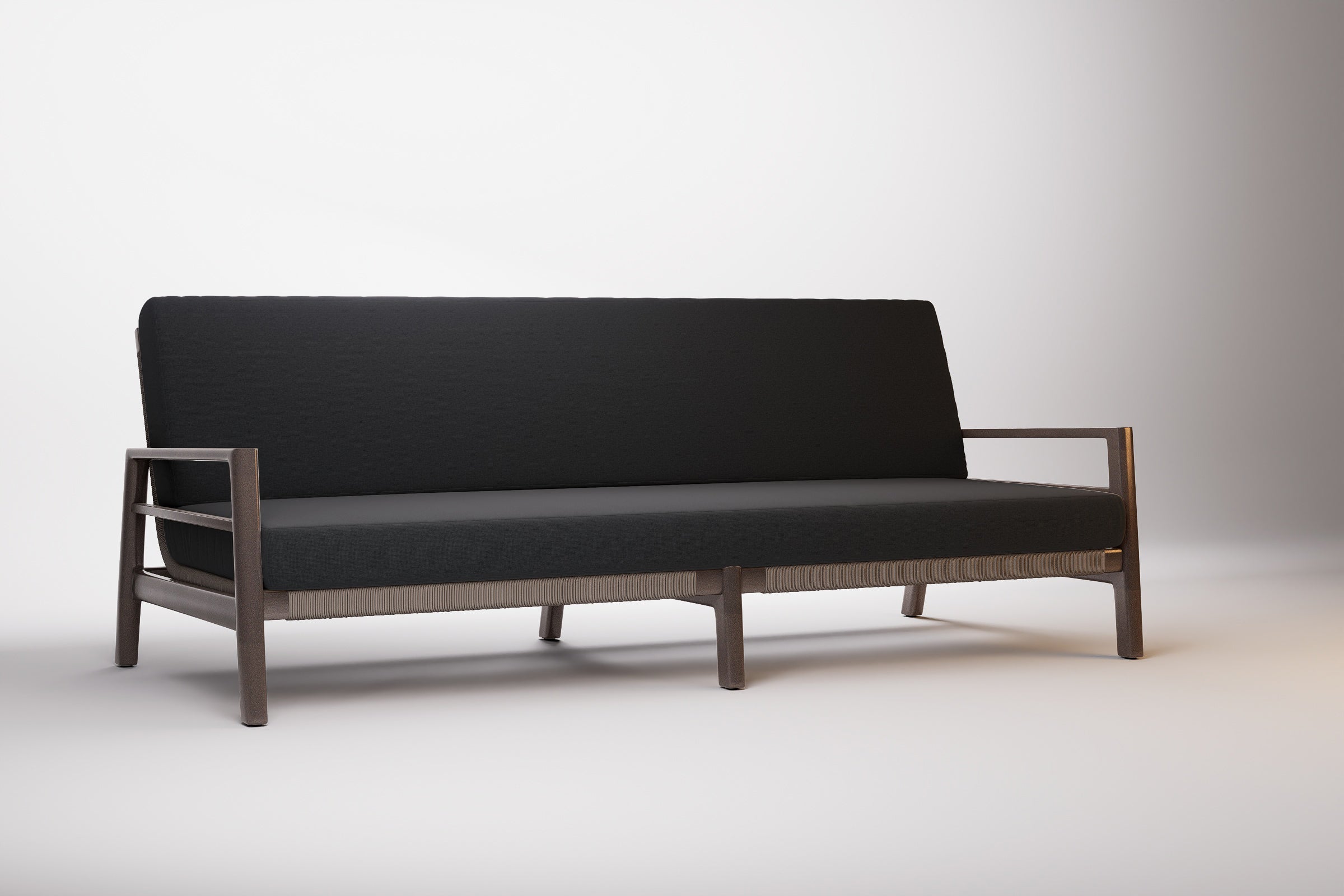 Copenhagen Outdoor Sofa 3 Seat Aluminium