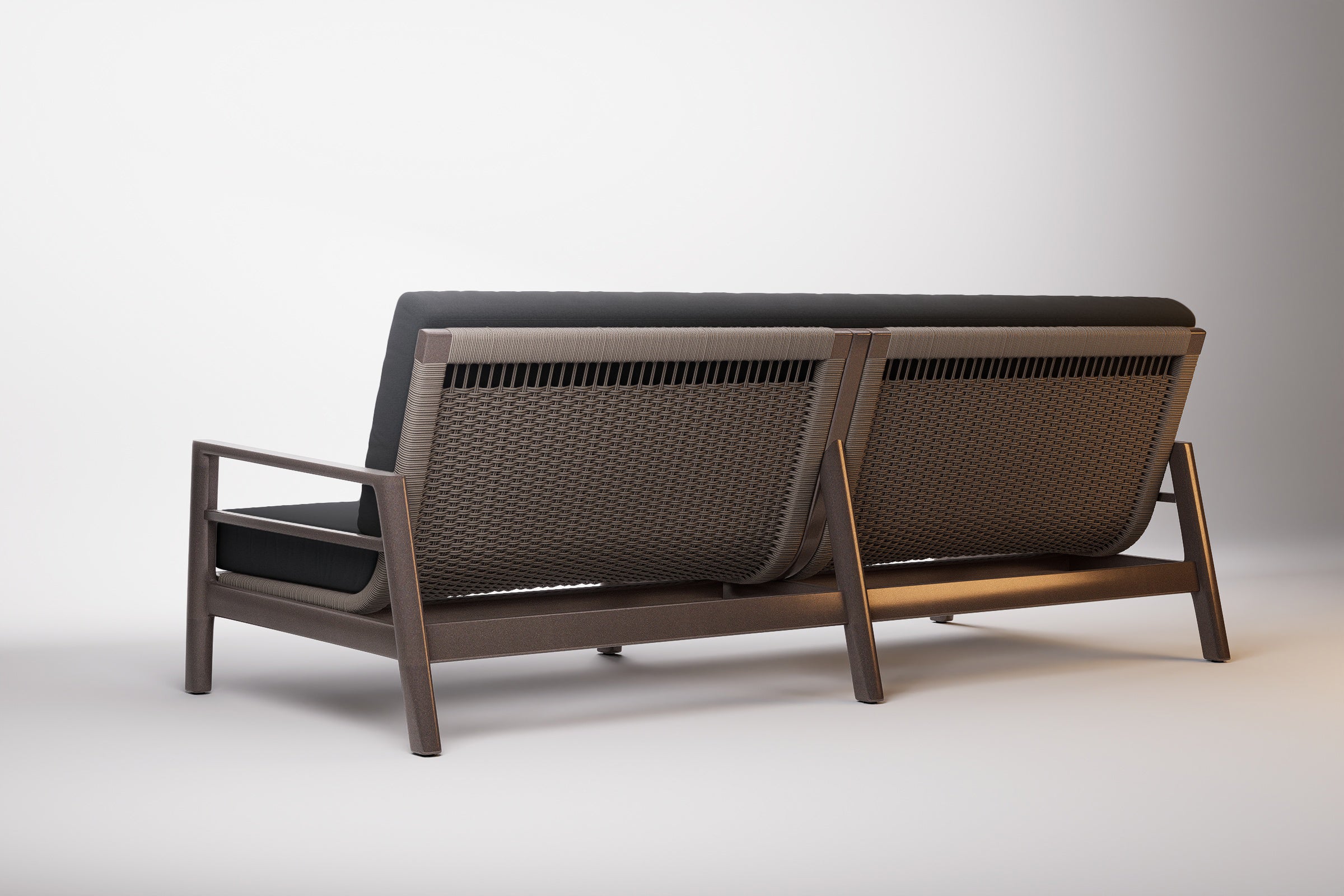 Copenhagen Outdoor Sofa 3 Seat Aluminium