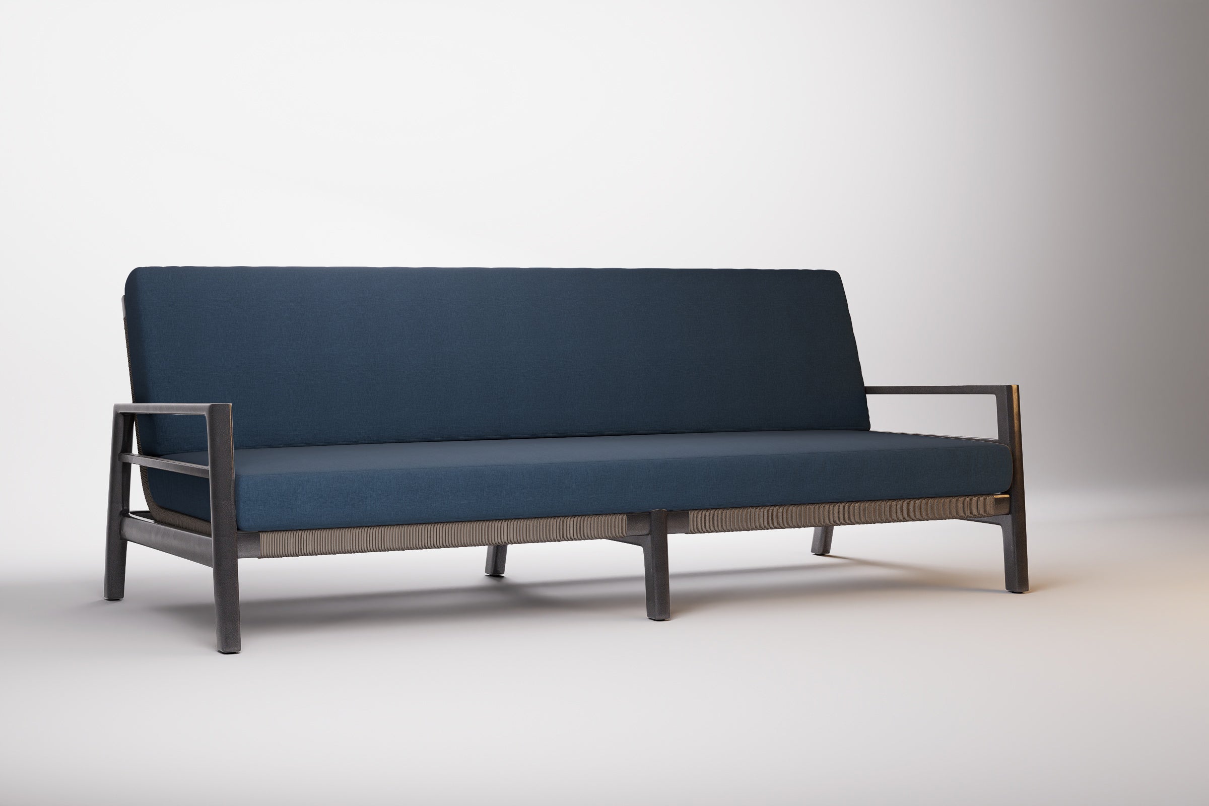 Copenhagen Outdoor Sofa 3 Seat Aluminium