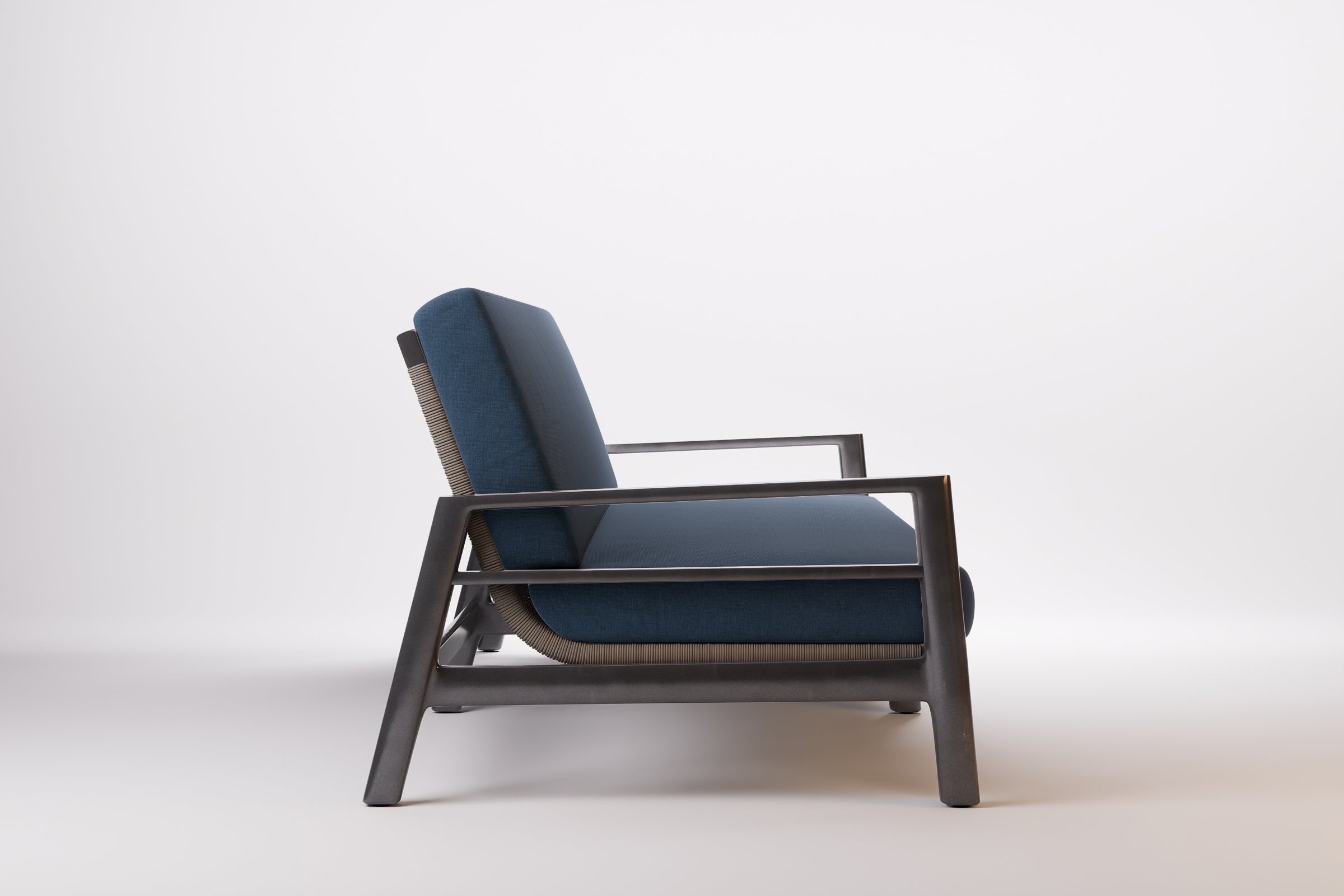 Copenhagen Outdoor Sofa 3 Seat Aluminium