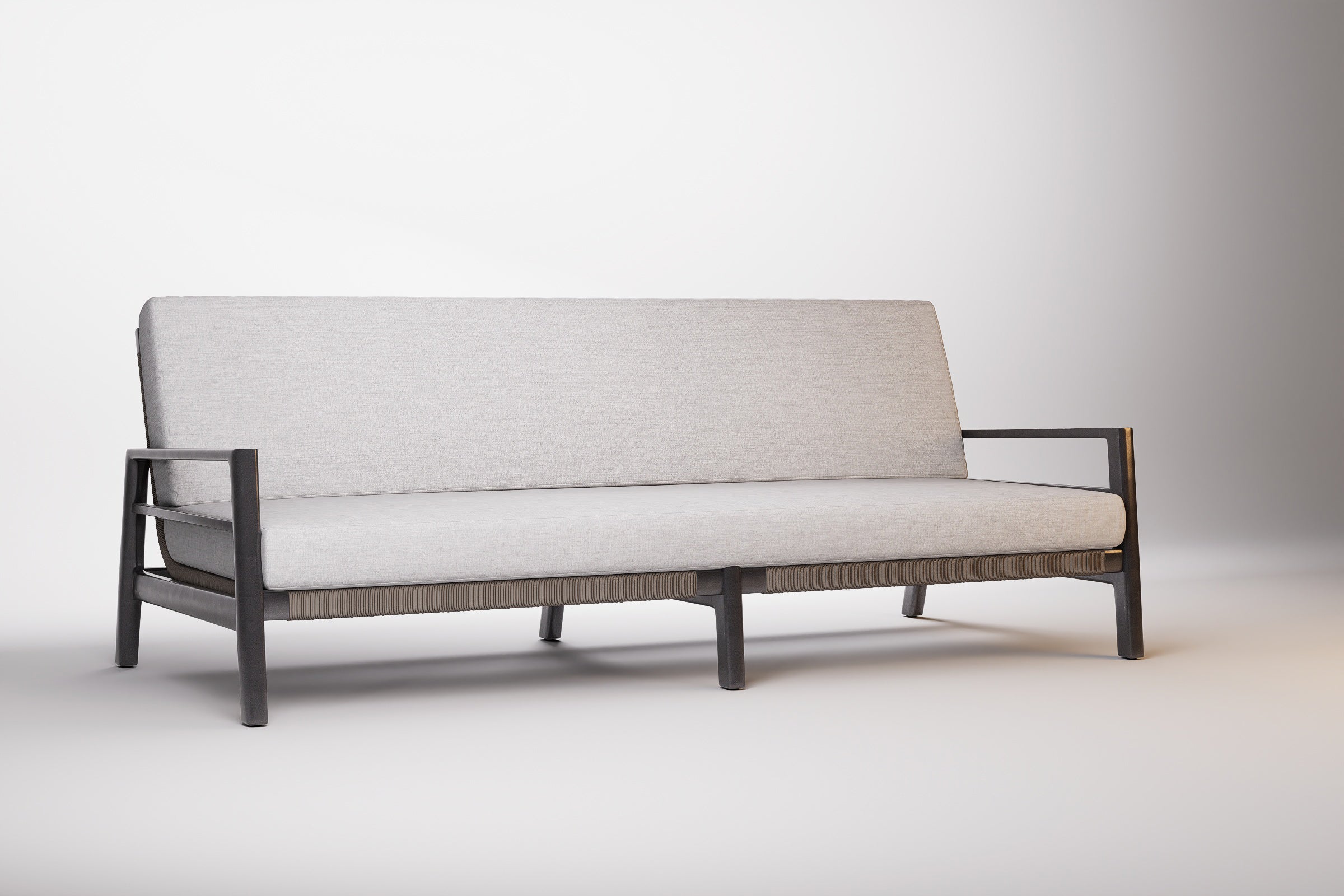 Copenhagen Outdoor Sofa 3 Seat Aluminium