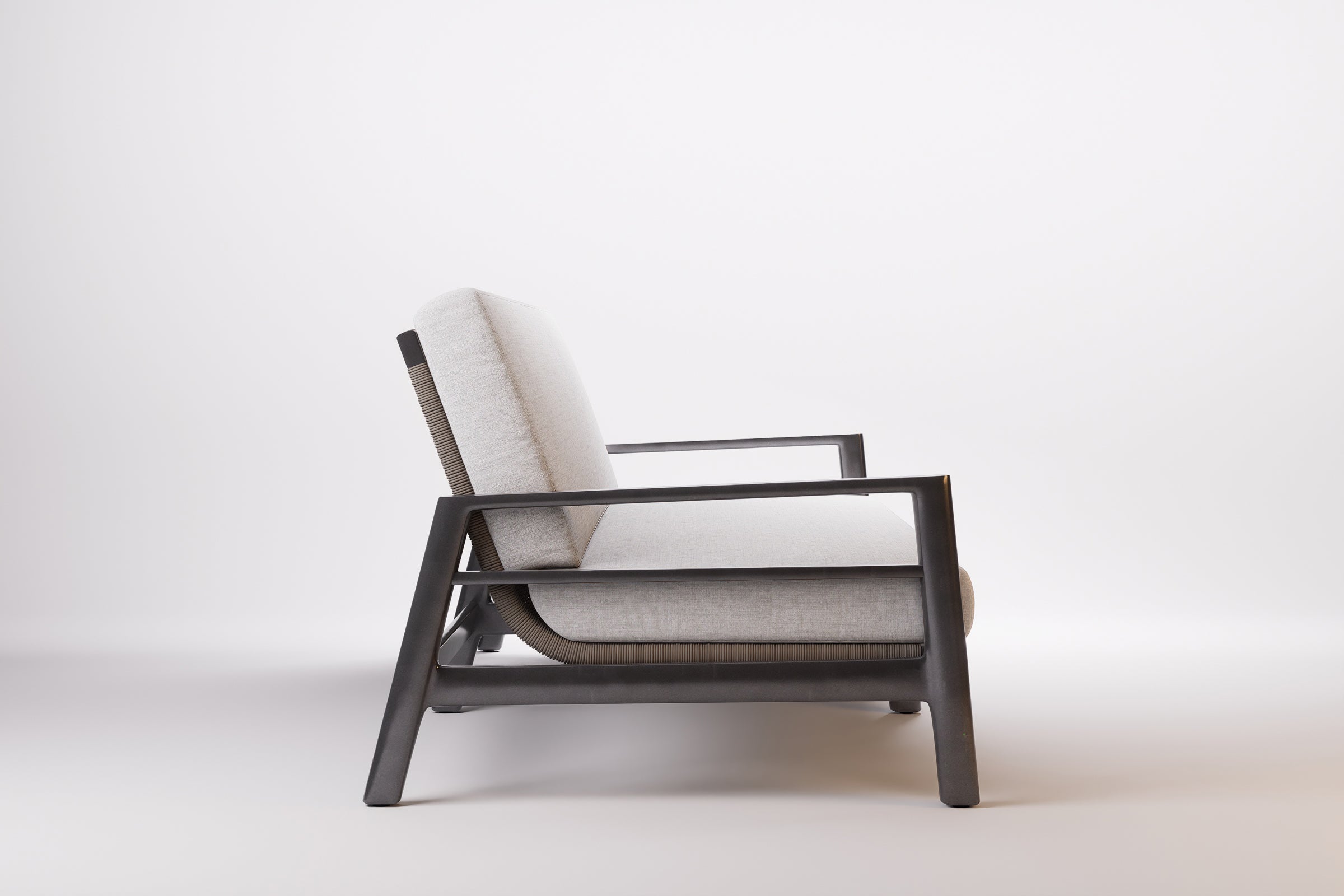 Copenhagen Outdoor Sofa 3 Seat Aluminium