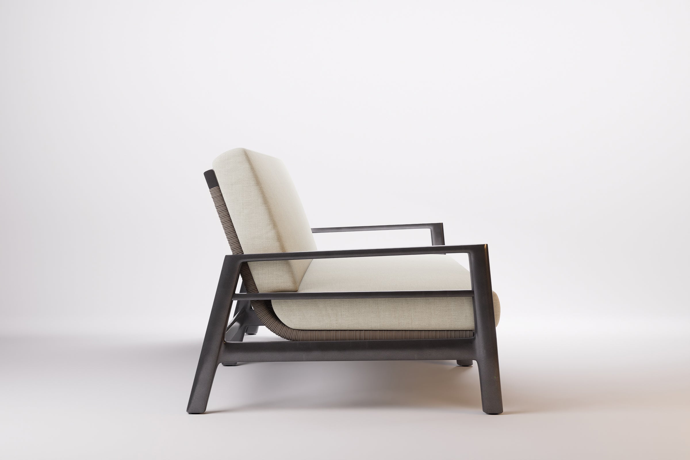 Copenhagen Outdoor Sofa 3 Seat Aluminium