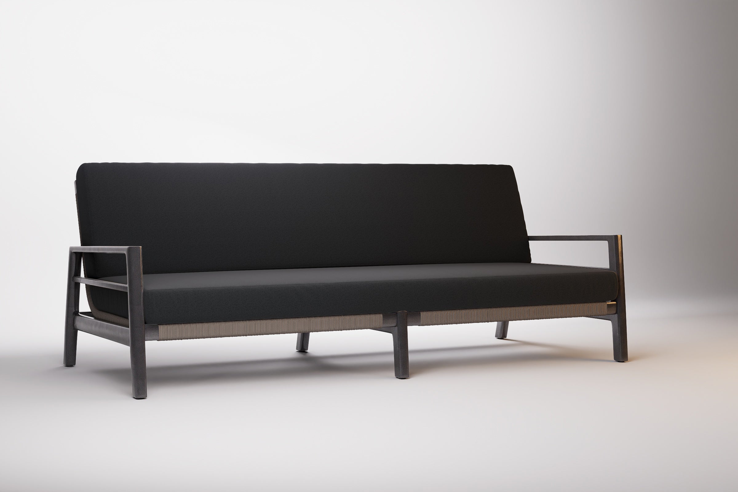 Copenhagen Outdoor Sofa 3 Seat Aluminium