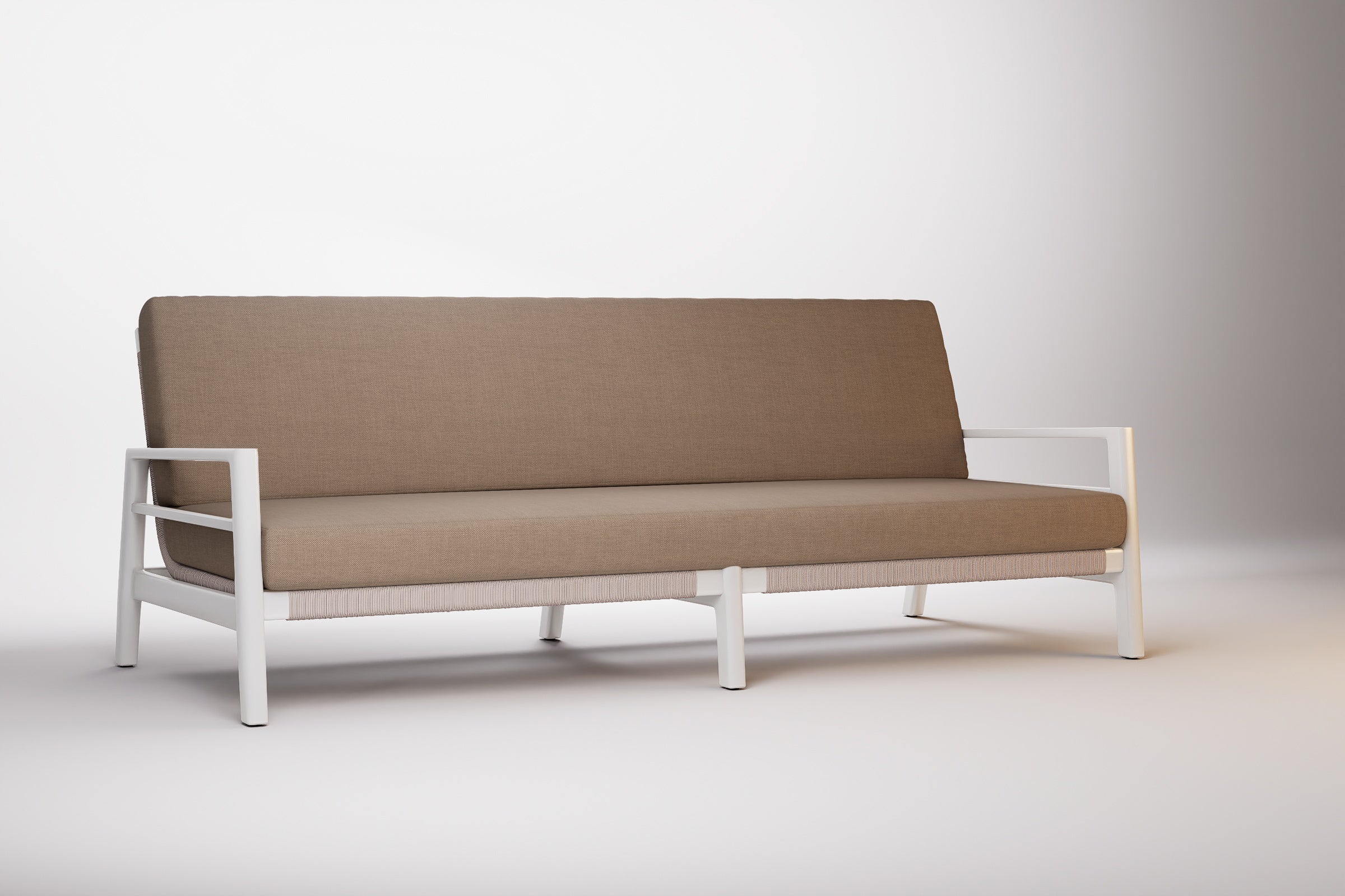 Copenhagen Outdoor Sofa 3 Seat Aluminium