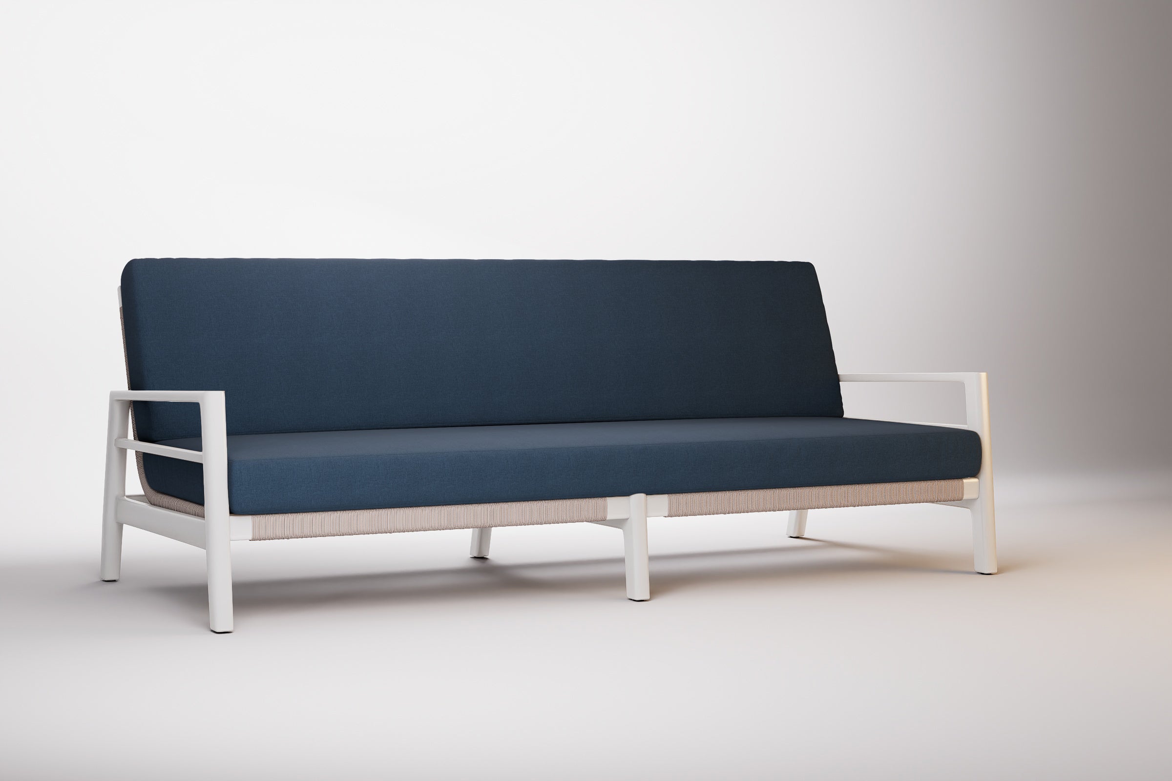 Copenhagen Outdoor Sofa 3 Seat Aluminium
