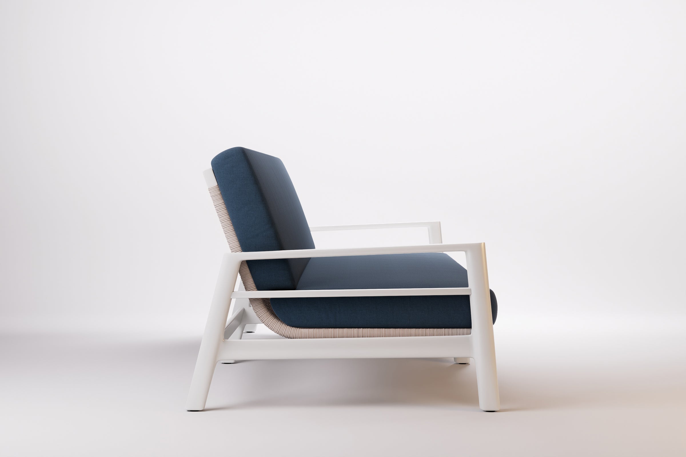 Copenhagen Outdoor Sofa 3 Seat Aluminium