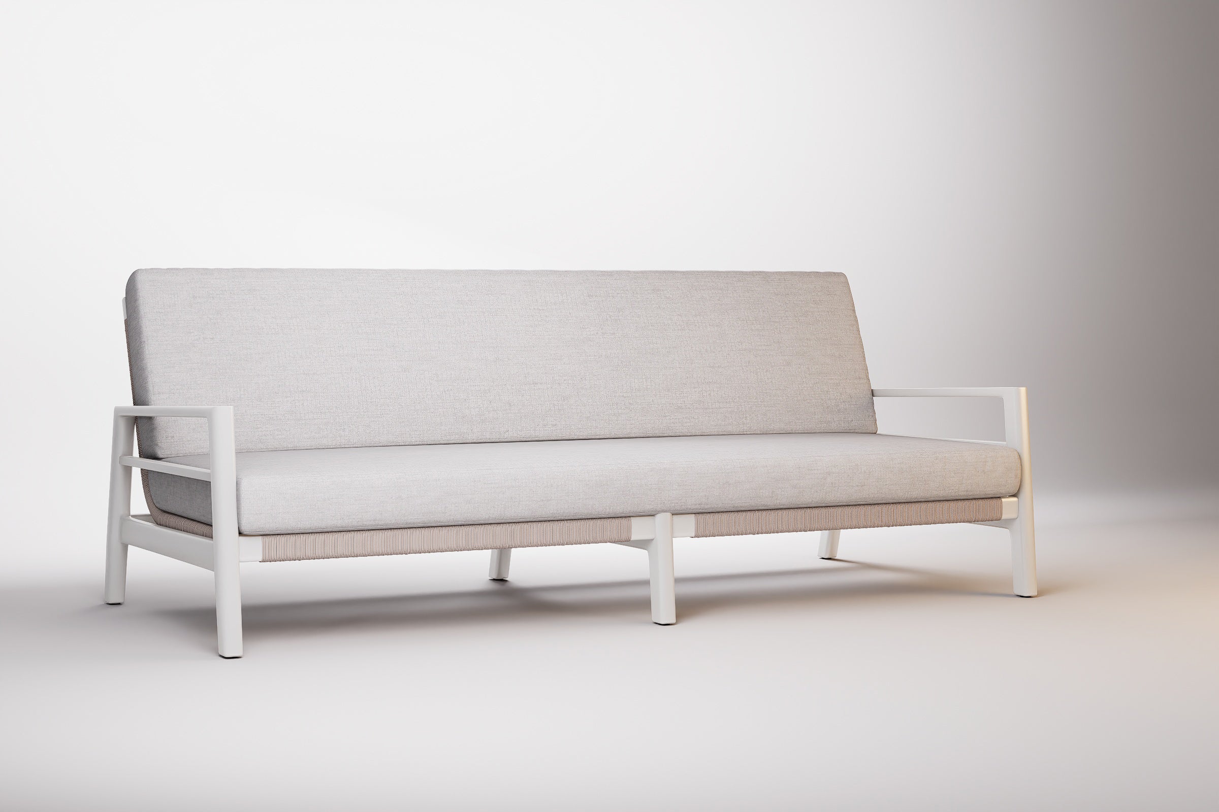 Copenhagen Outdoor Sofa 3 Seat Aluminium