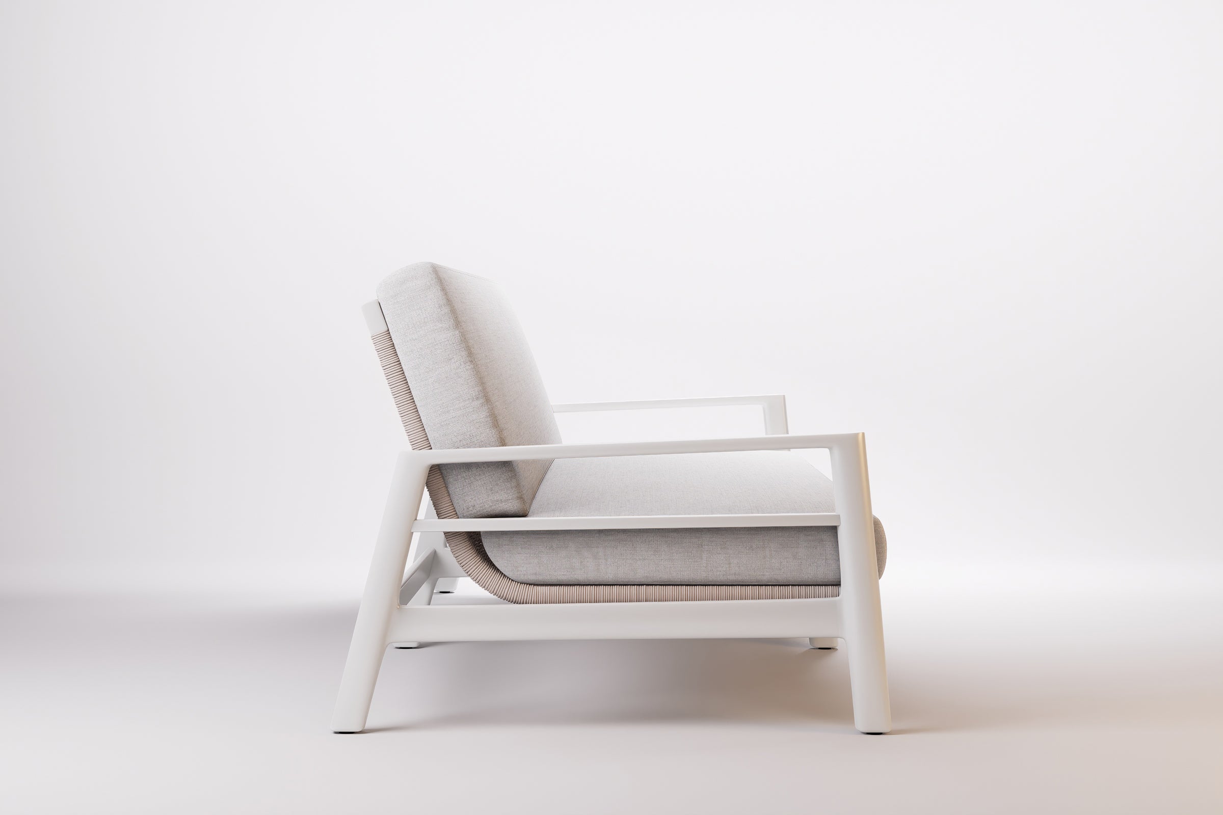 Copenhagen Outdoor Sofa 3 Seat Aluminium