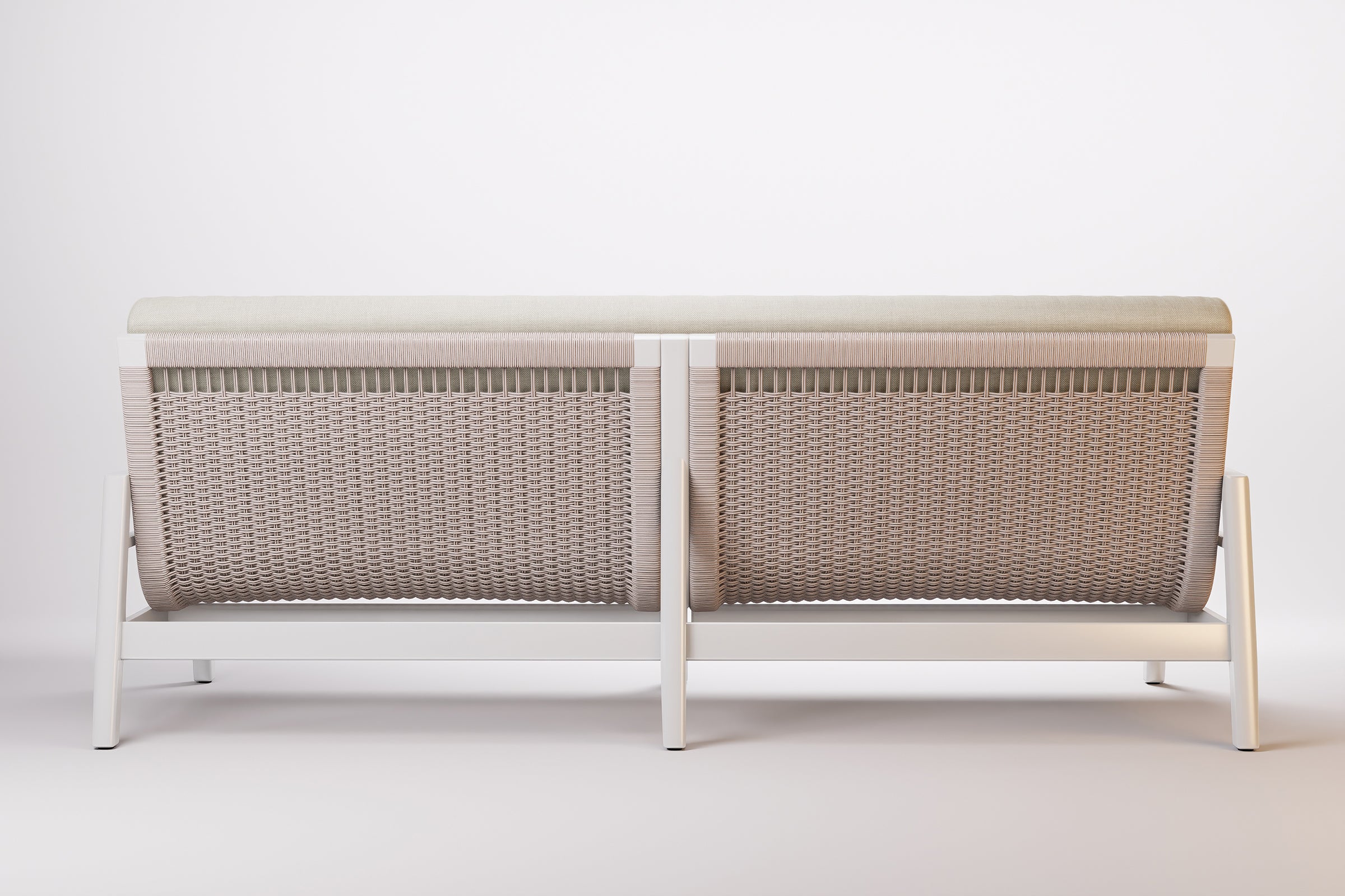 Copenhagen Outdoor Sofa 3 Seat Aluminium